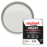 Leyland Trade Smart Off white Mid sheen Multi-surface paint, 750ml