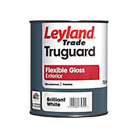 Leyland Trade Truguard White Gloss Multi-surface paint, 0.75L