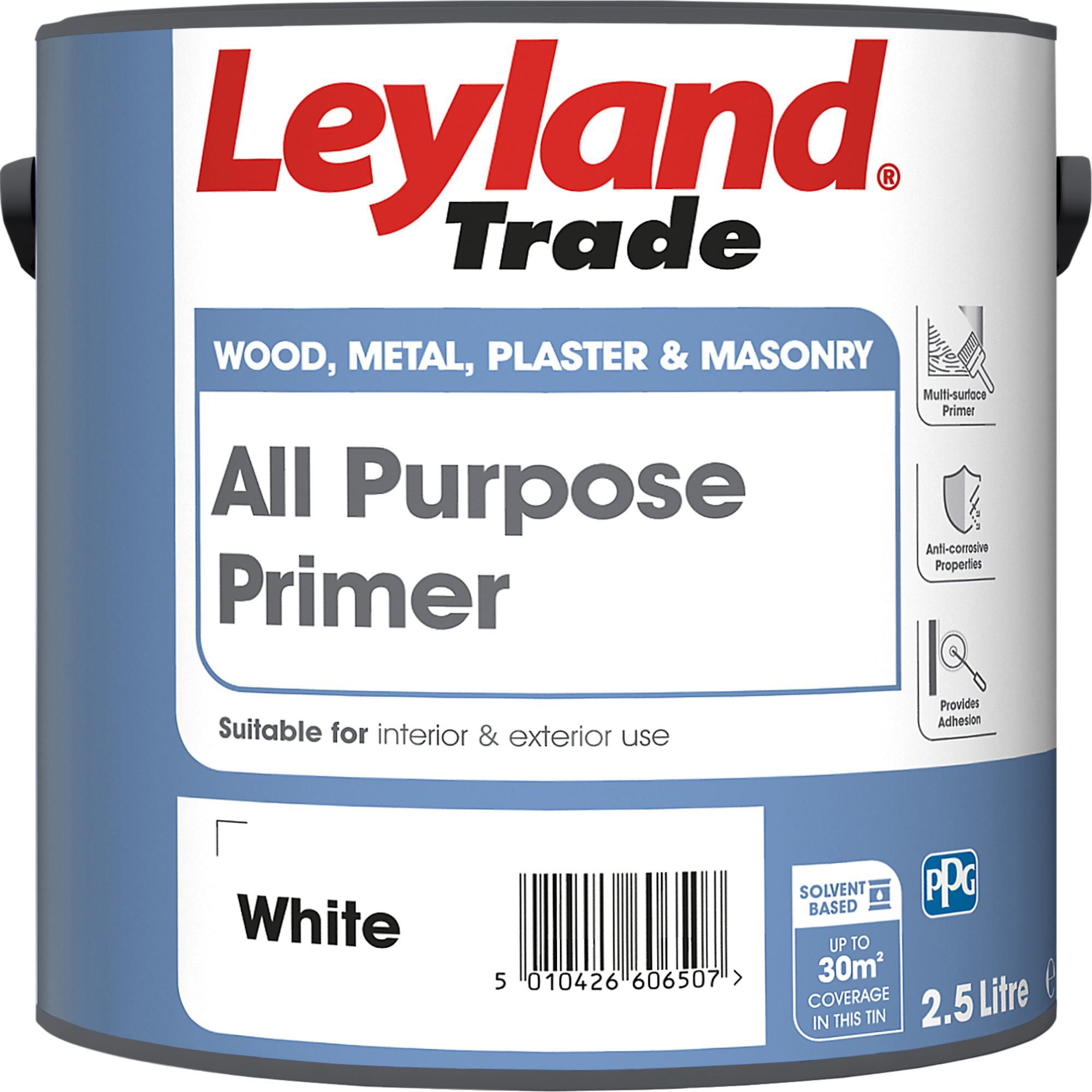 Leyland Trade White Multisurface Primer, 2.5L Tradepoint