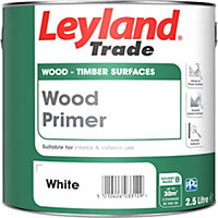Leyland Trade Wood White Wood Primer, 2.5L
