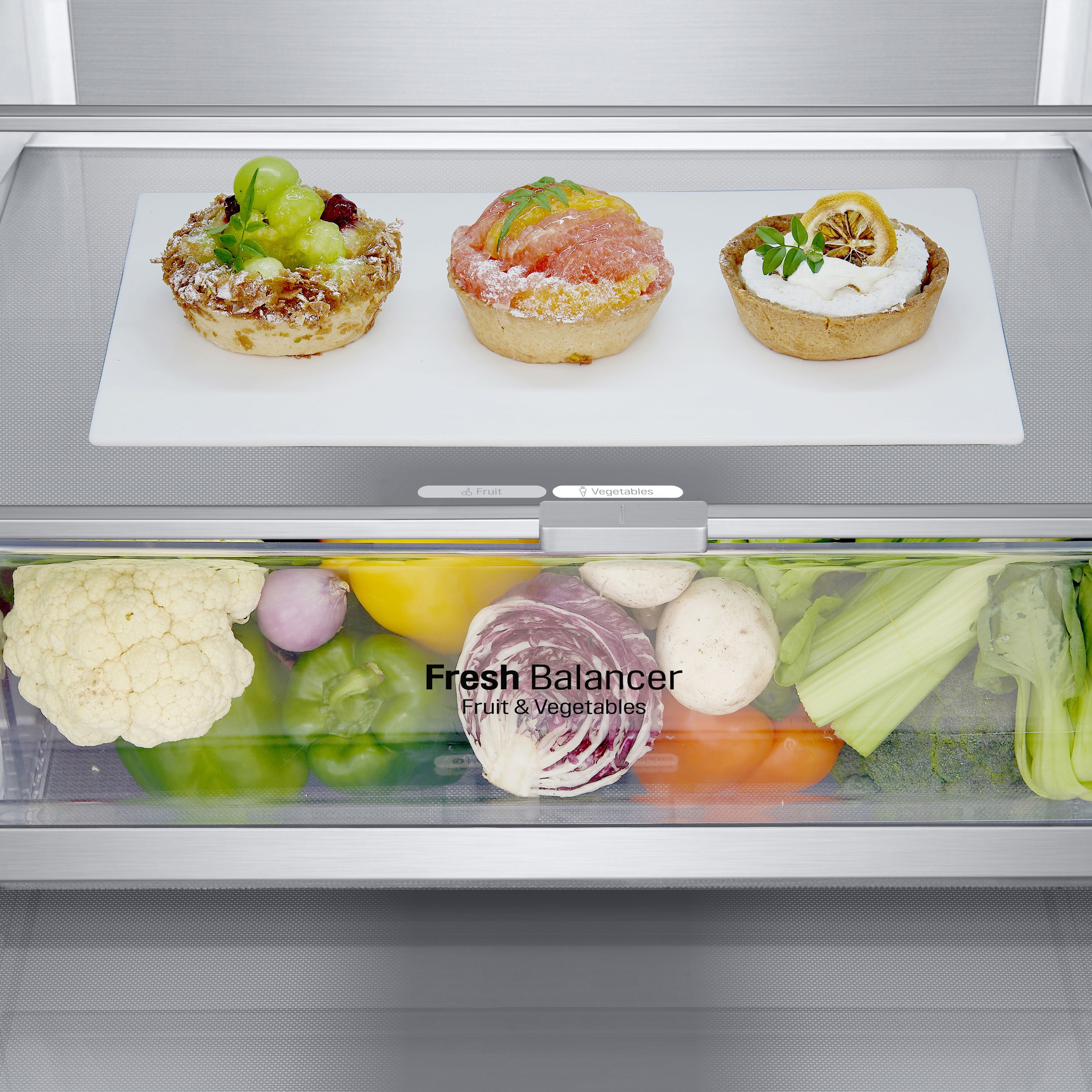 LG GBB72MCVBN_BK Freestanding Frost free Fridge freezer - Black