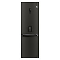 LG GBF61BLHEN_BK 60:40 Freestanding Frost free Fridge freezer - Black