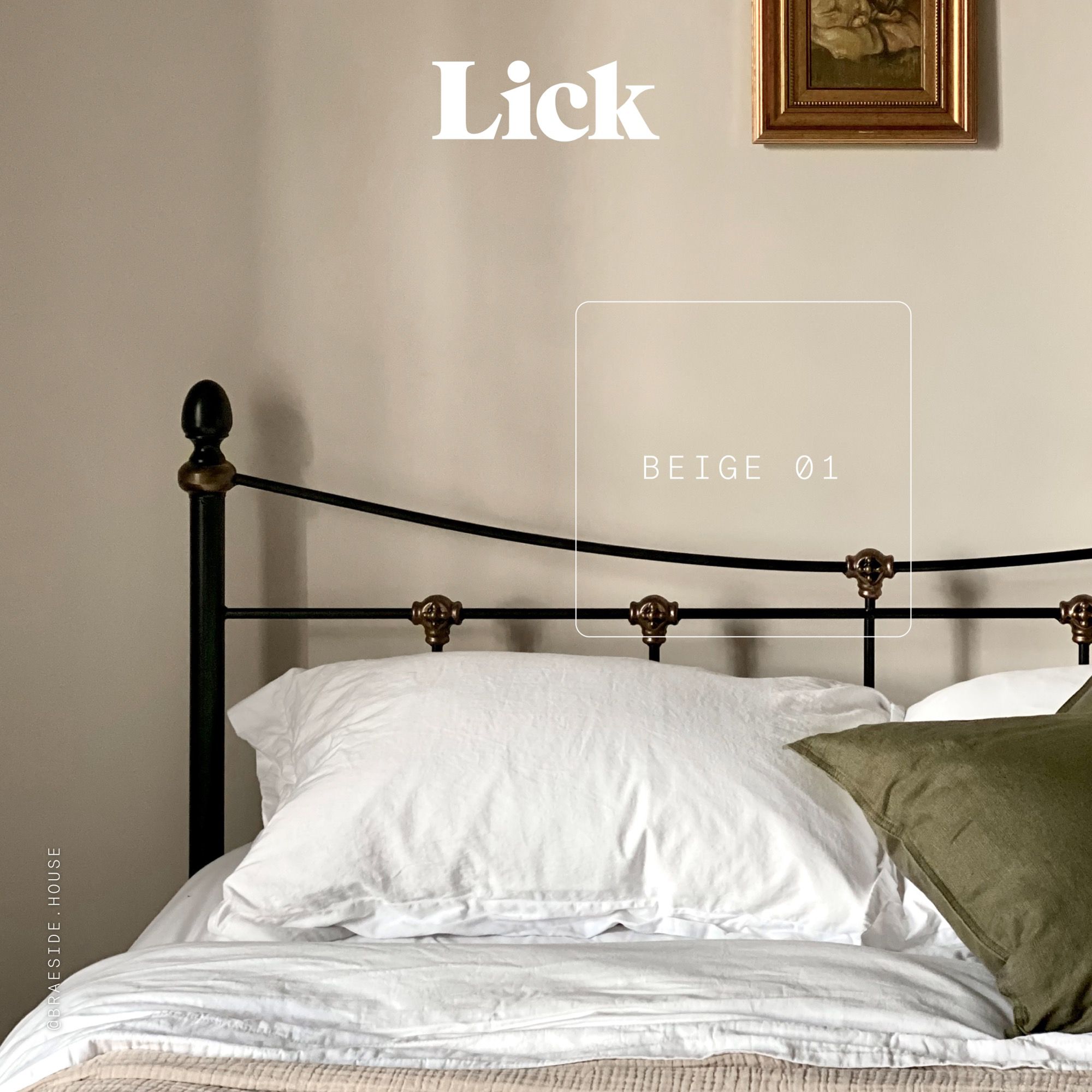 Lick Beige 01 Peel & stick Tester