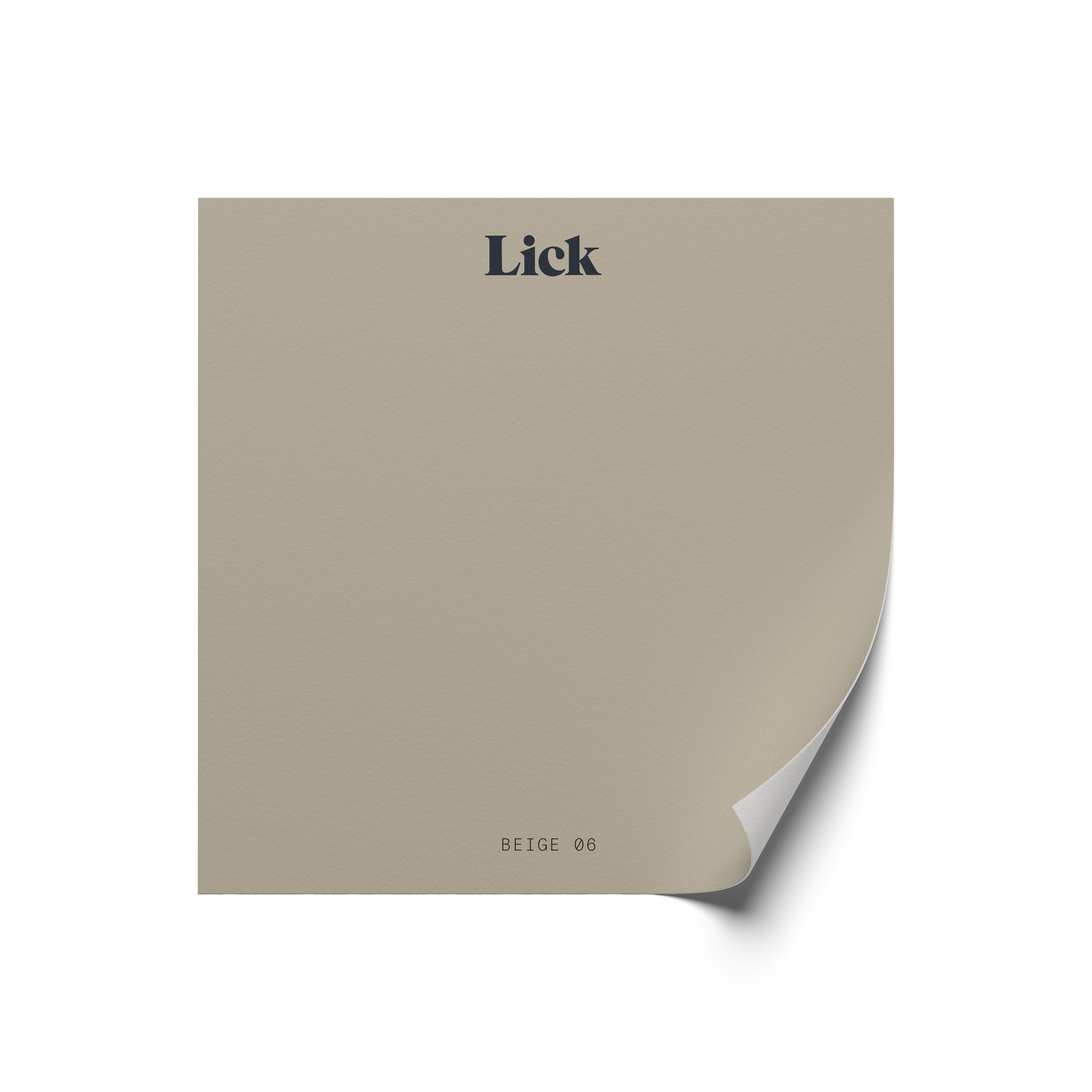Lick Beige 06 Peel & stick Tester