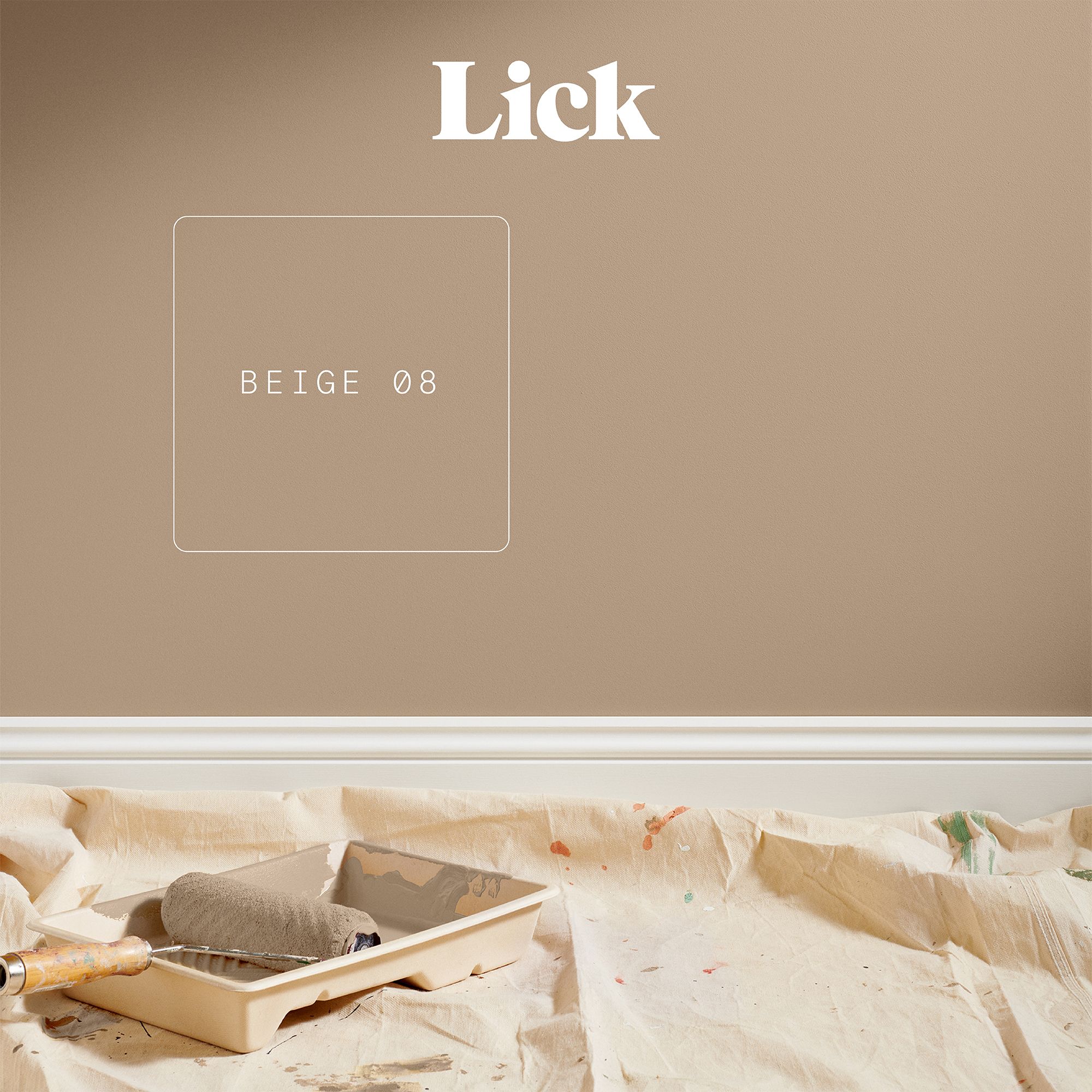 Lick Beige 08 Peel & stick Tester