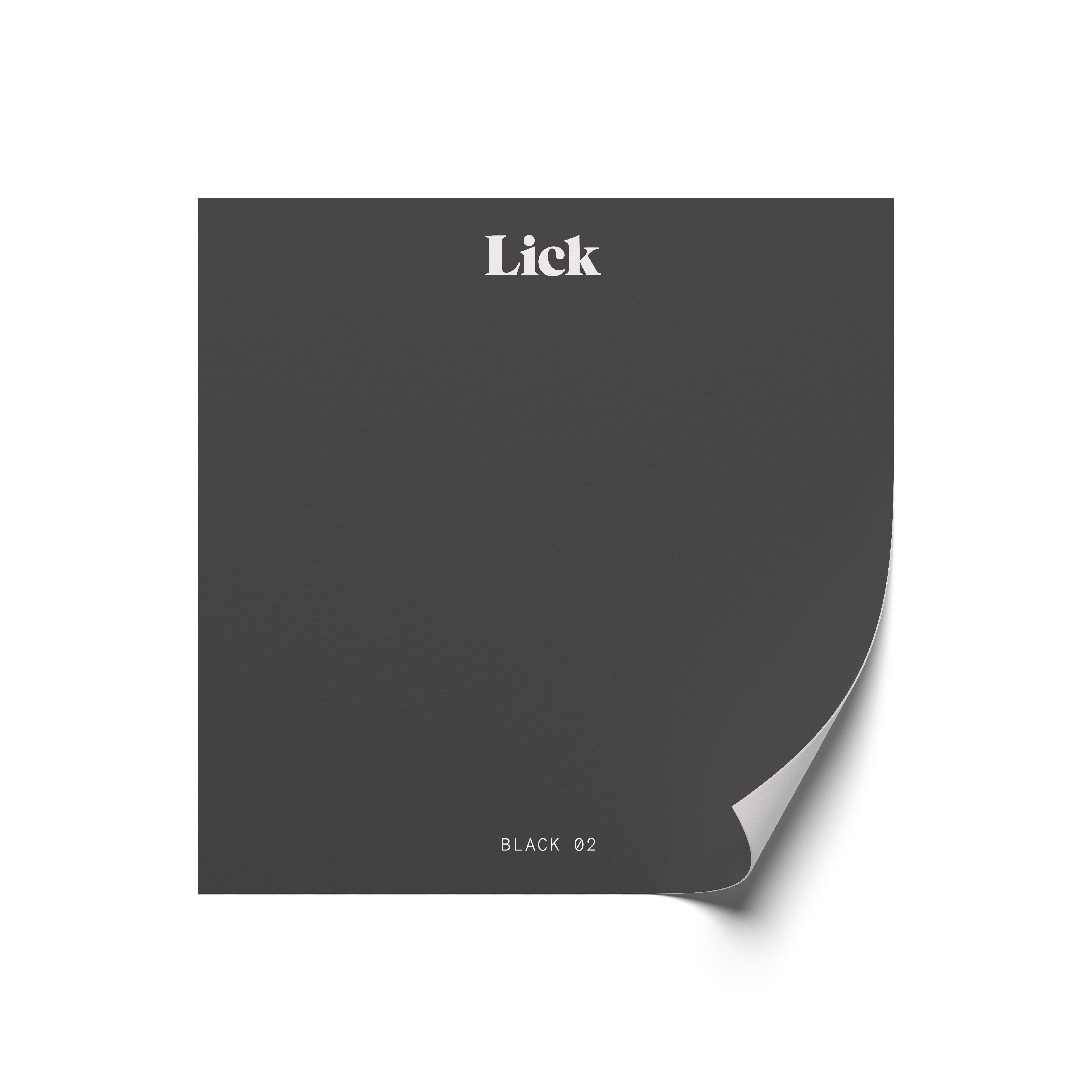 Lick Black 02 Peel & stick Tester