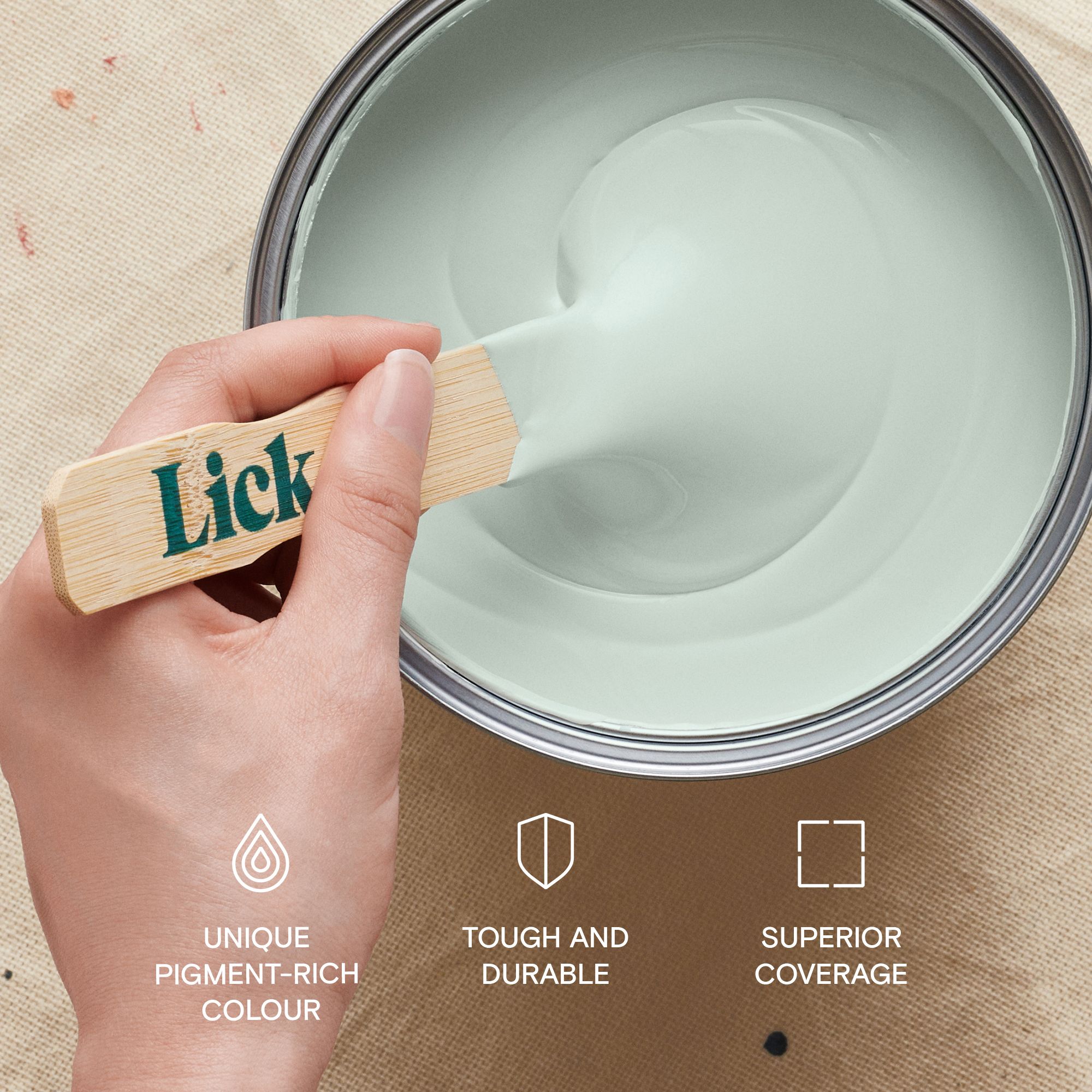 Lick Blue 03 Peel & stick Tester