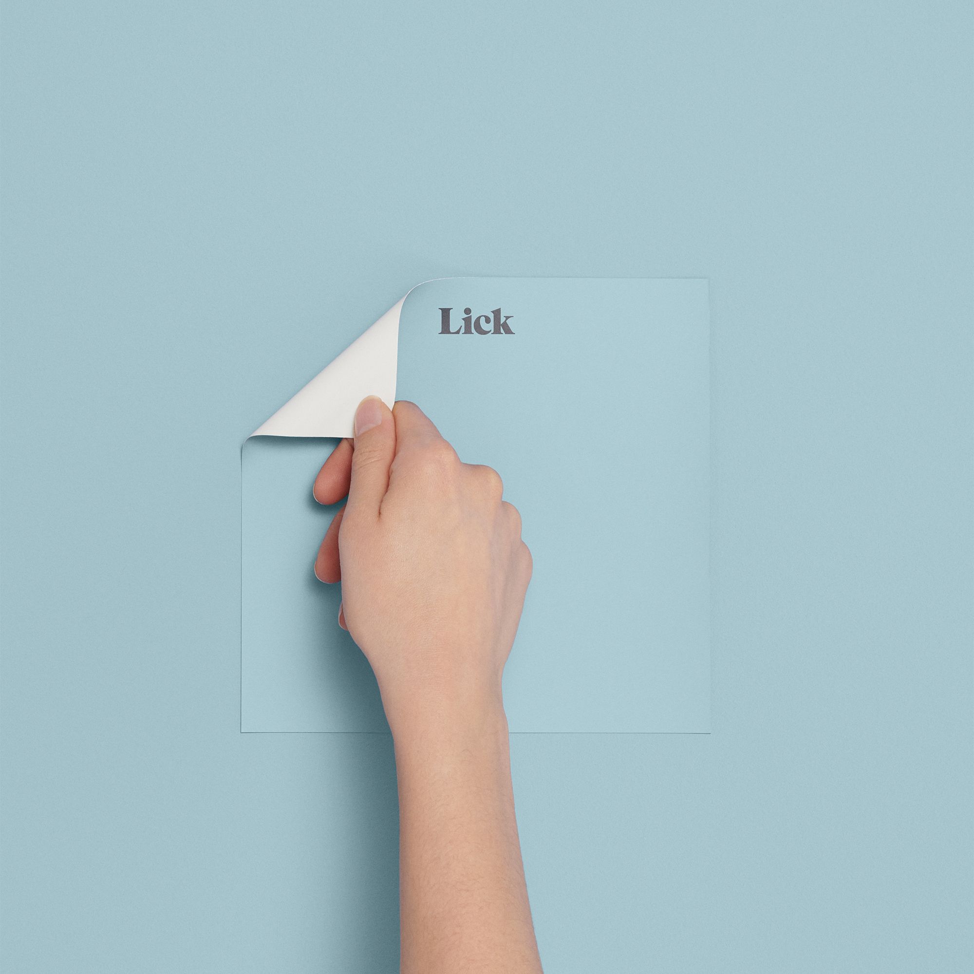 Lick Blue 08 Peel & stick Tester