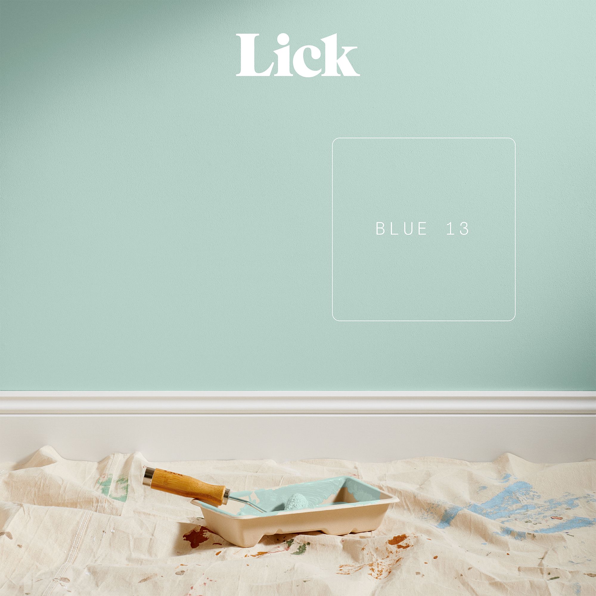 Lick Blue 13 Matt Emulsion paint, 2.5L