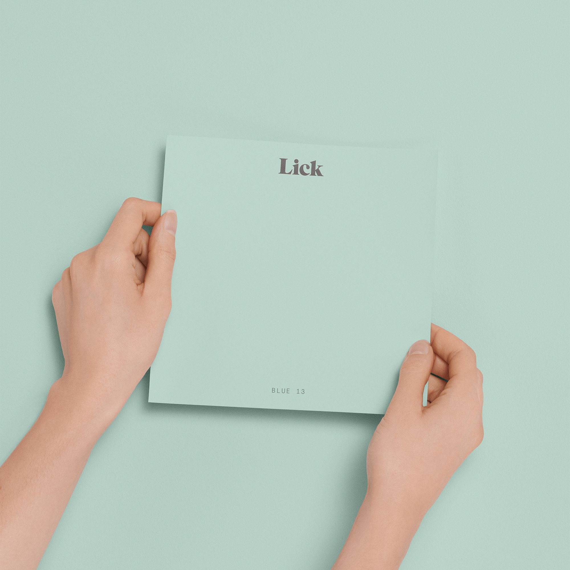 Lick Blue 13 Peel & stick Tester