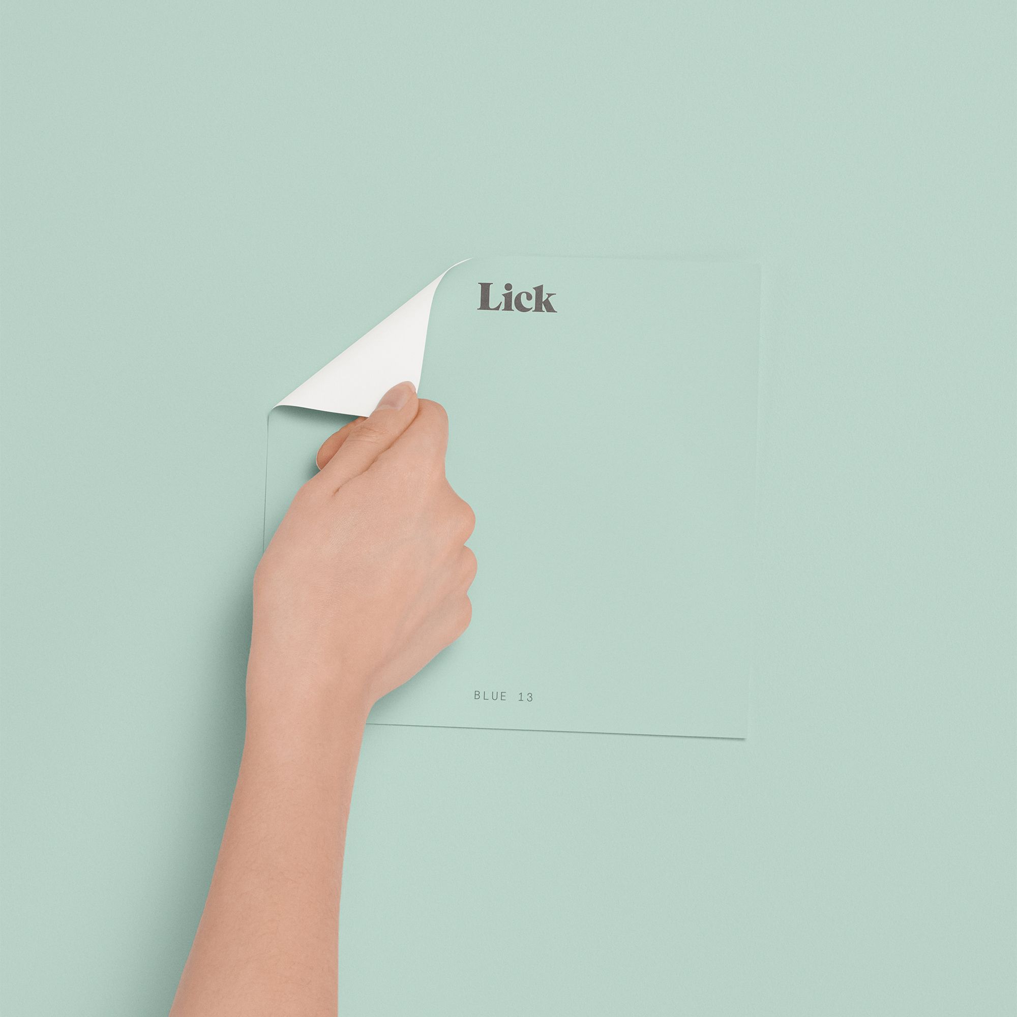 Lick Blue 13 Peel & stick Tester