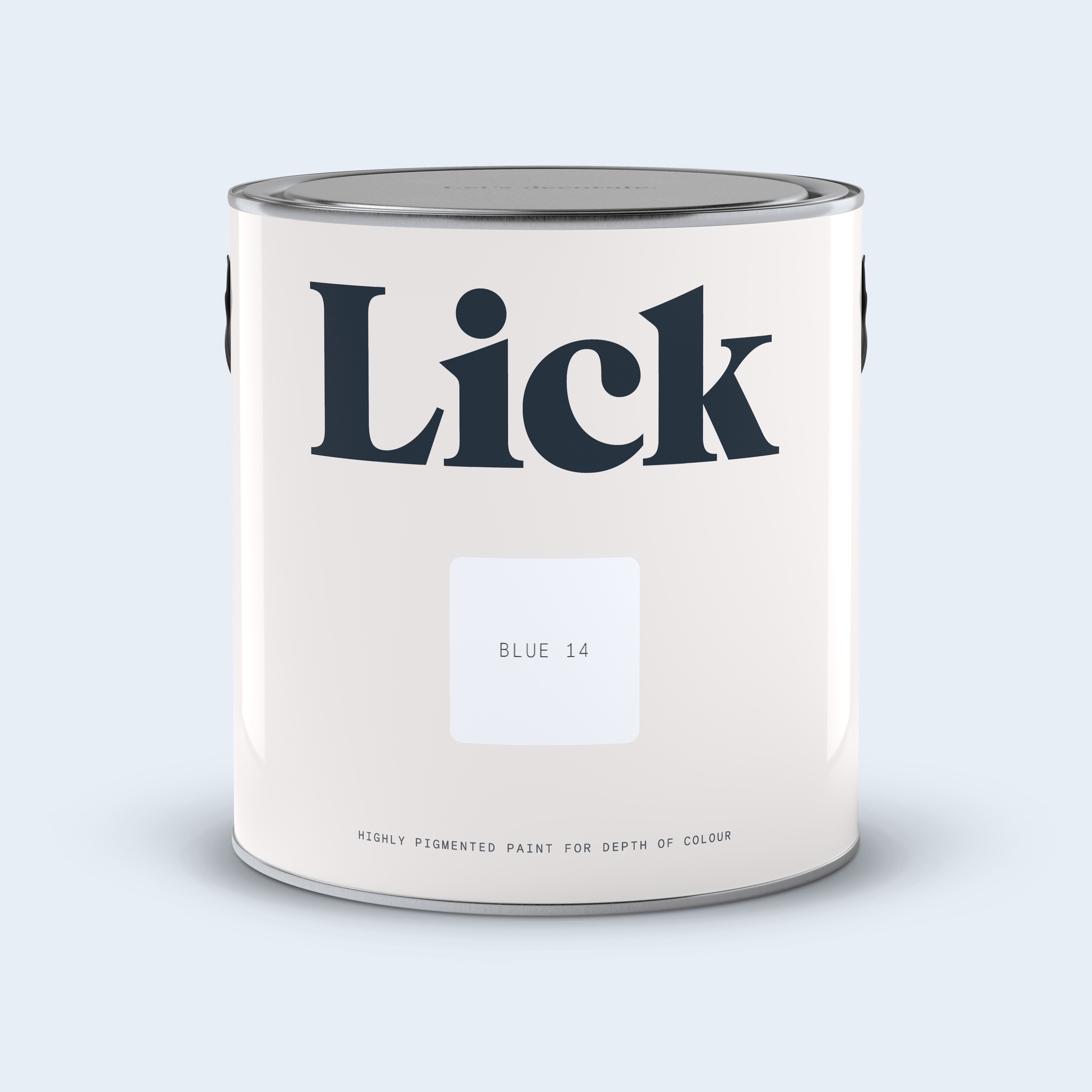 Lick Blue 14 Eggshell Emulsion paint, 2.5L