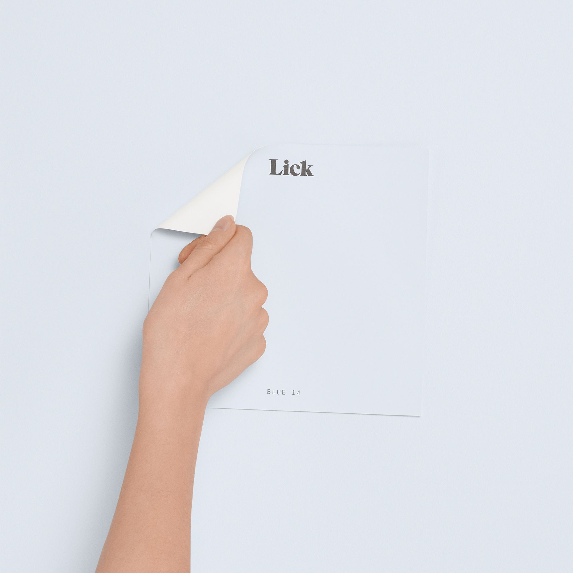 Lick Blue 14 Peel & stick Tester