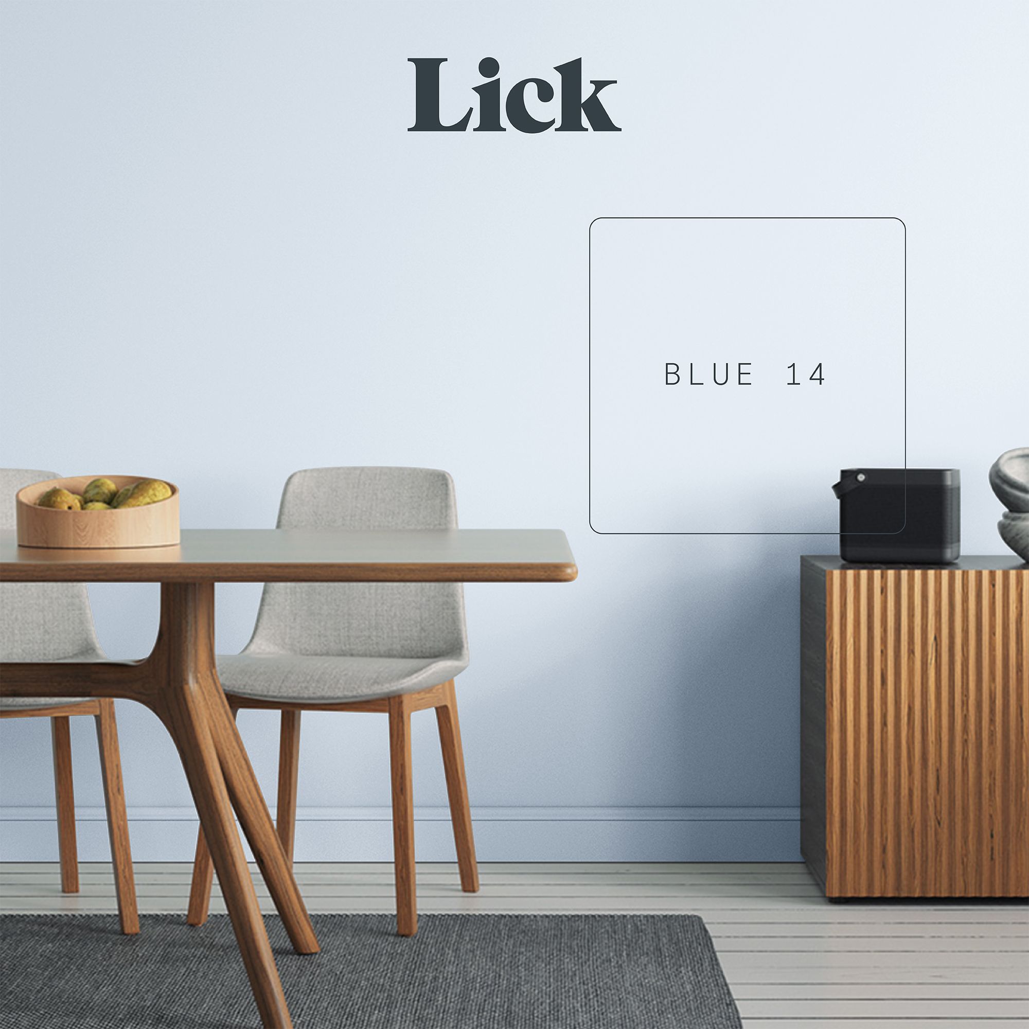 Lick Blue 14 Peel & stick Tester