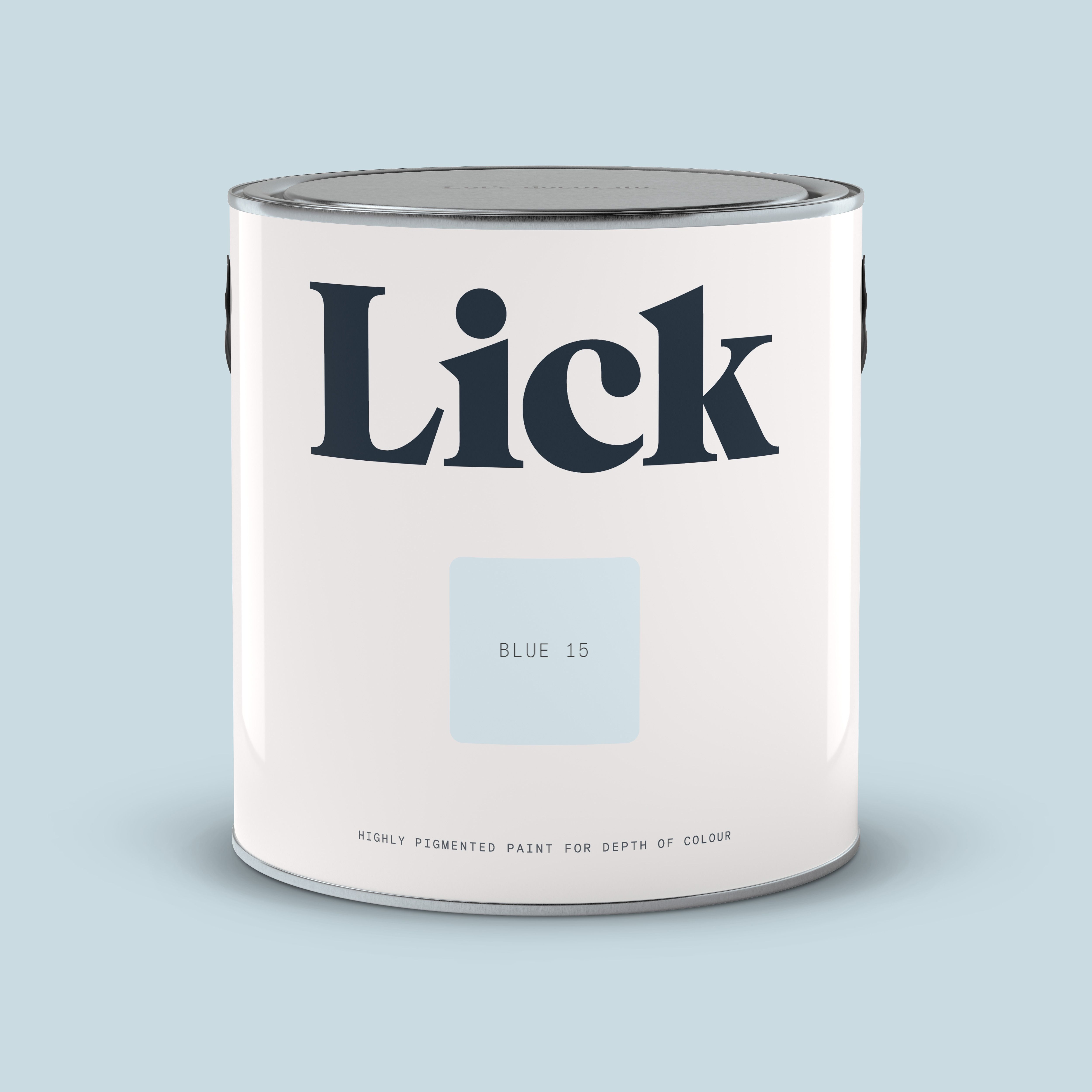 Lick Blue 15 Matt Emulsion paint, 2.5L
