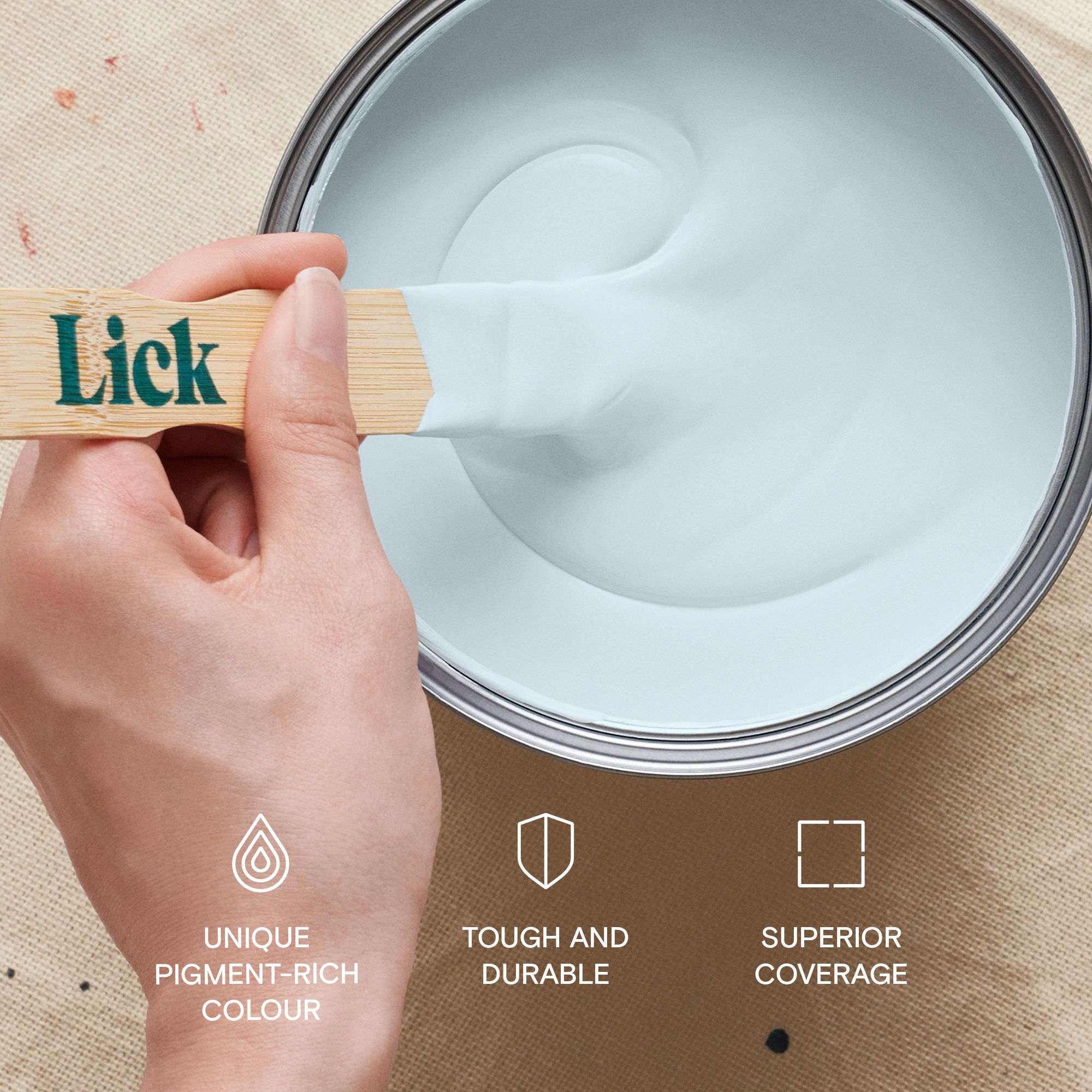 Lick Blue 15 Matt Emulsion paint, 2.5L