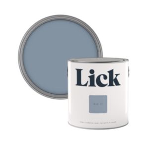 Lick Blue 17 Eggshell Emulsion paint, 2.5L