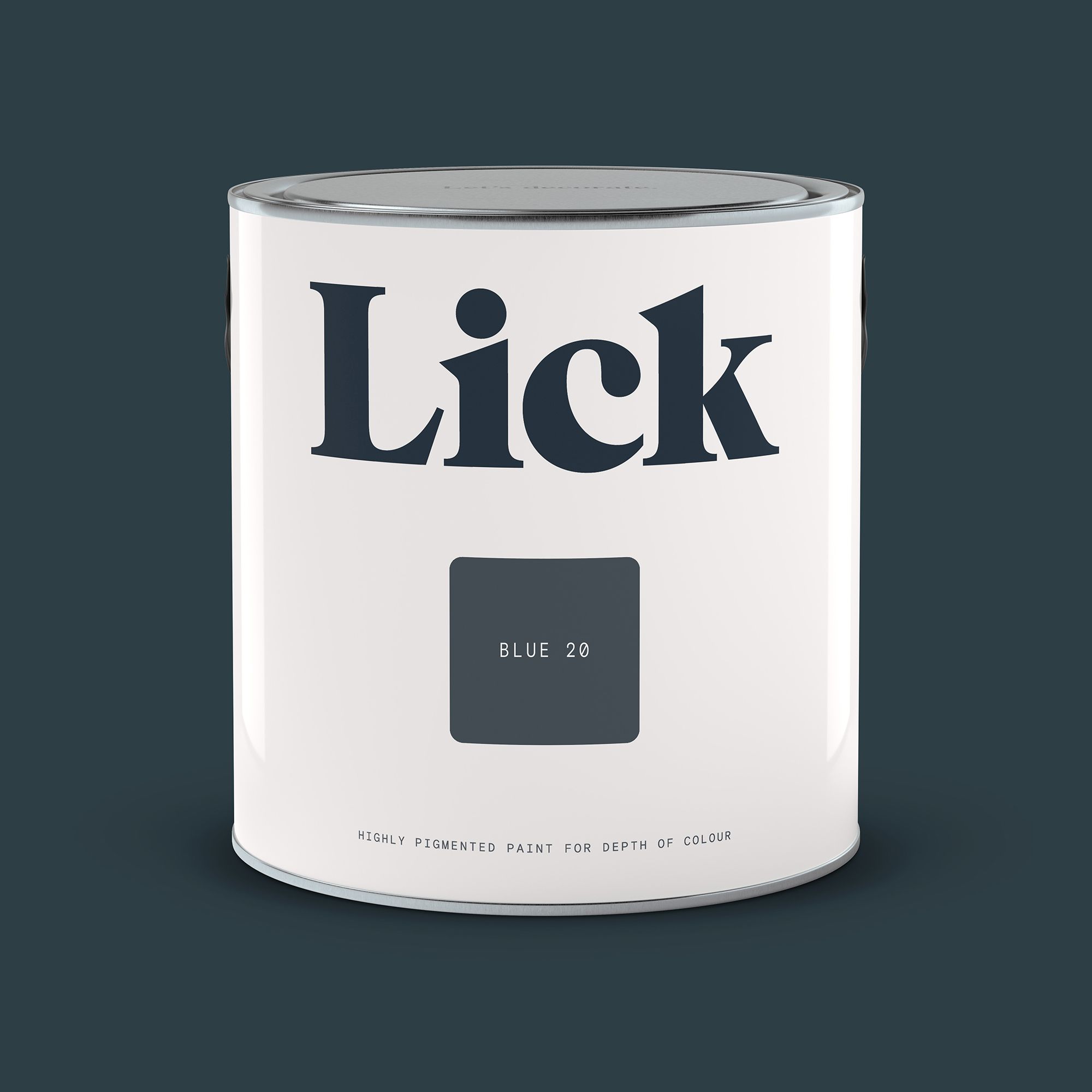 Lick Blue 20 Eggshell Multi-surface Emulsion paint, 2.5L