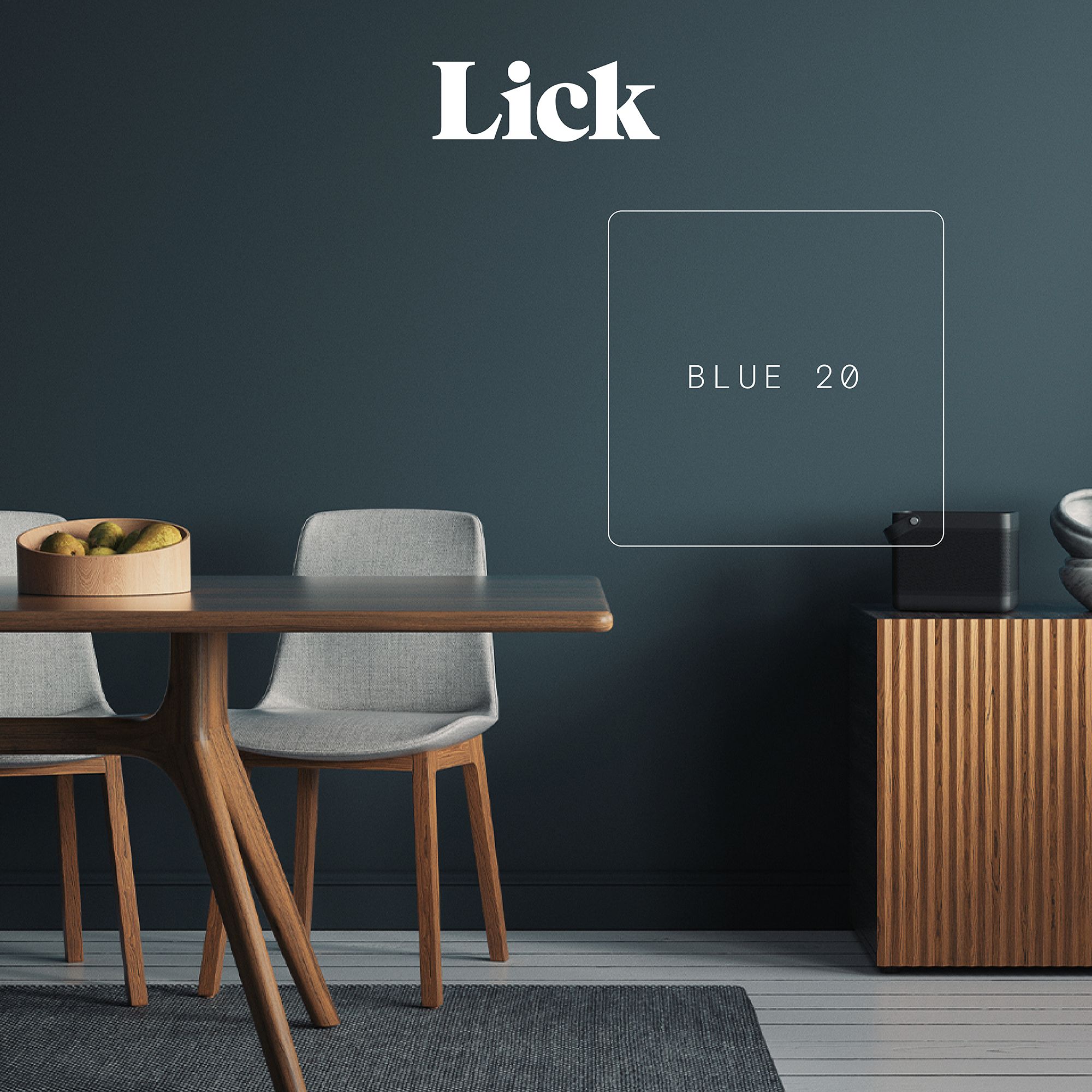 Lick Blue 20 Matt Multi-surface Emulsion paint, 2.5L