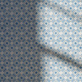 Lick Blue & White Bubble 01 Textured Wallpaper
