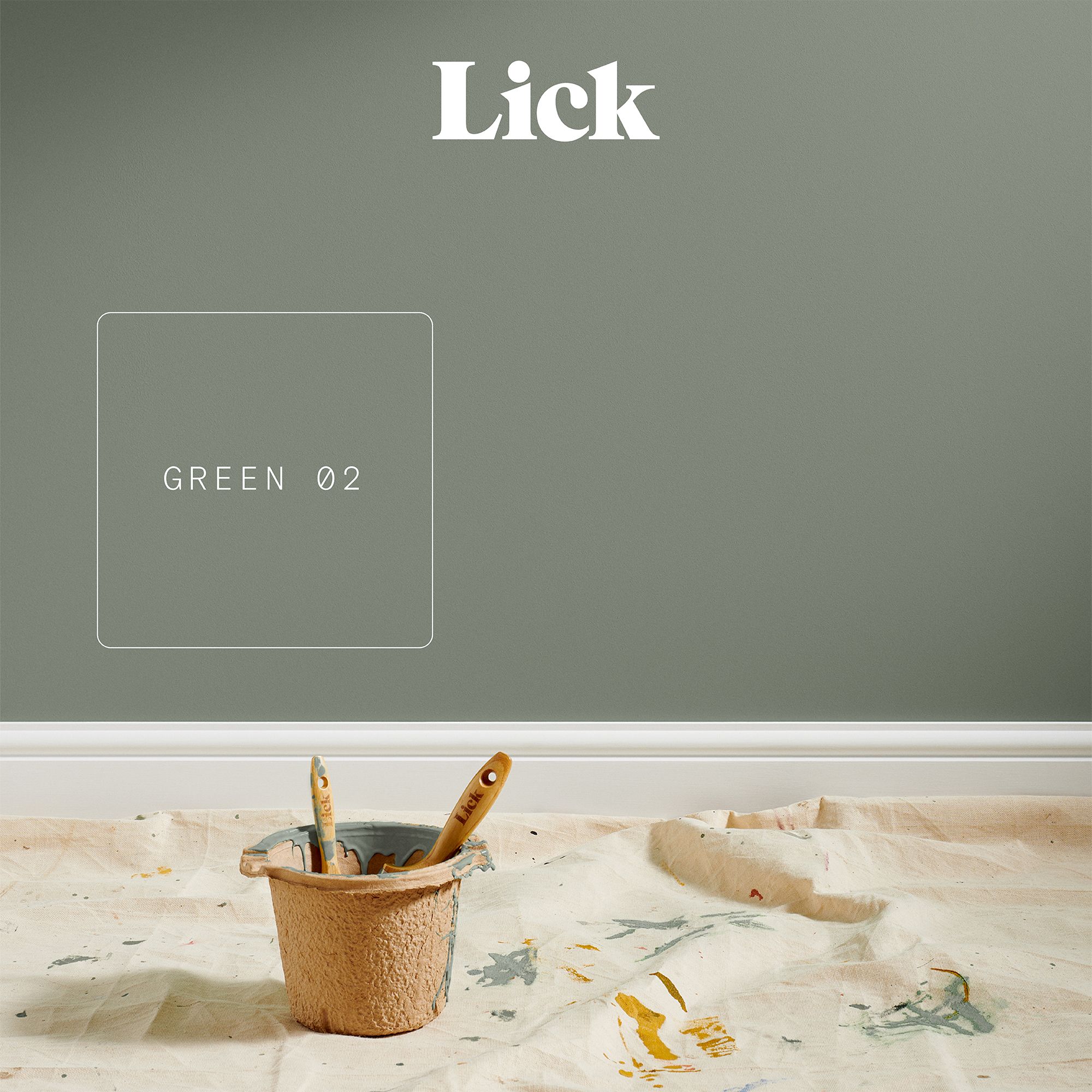 Lick Green 02 Peel & stick Tester