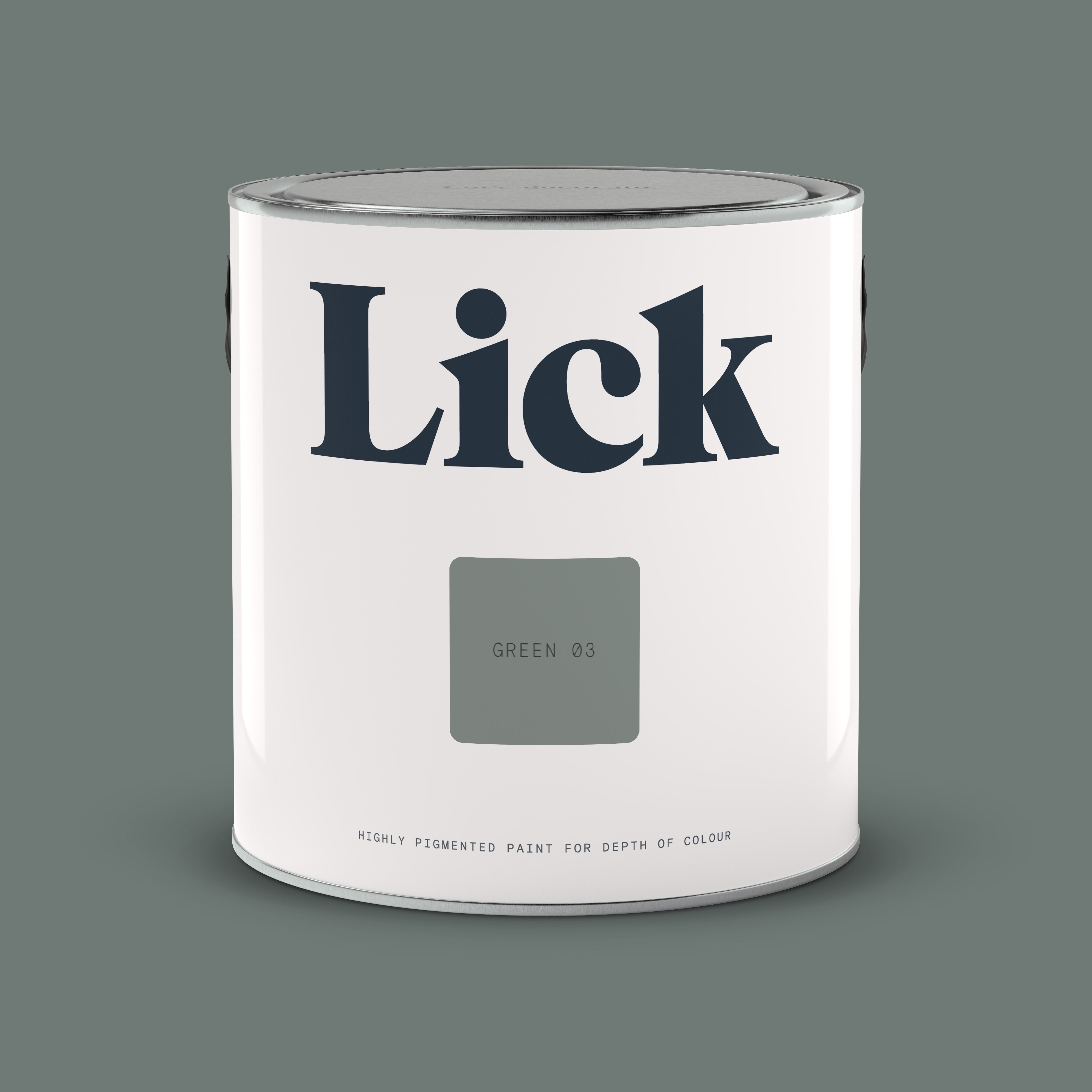 Lick Green 03 Matt Emulsion paint, 2.5L