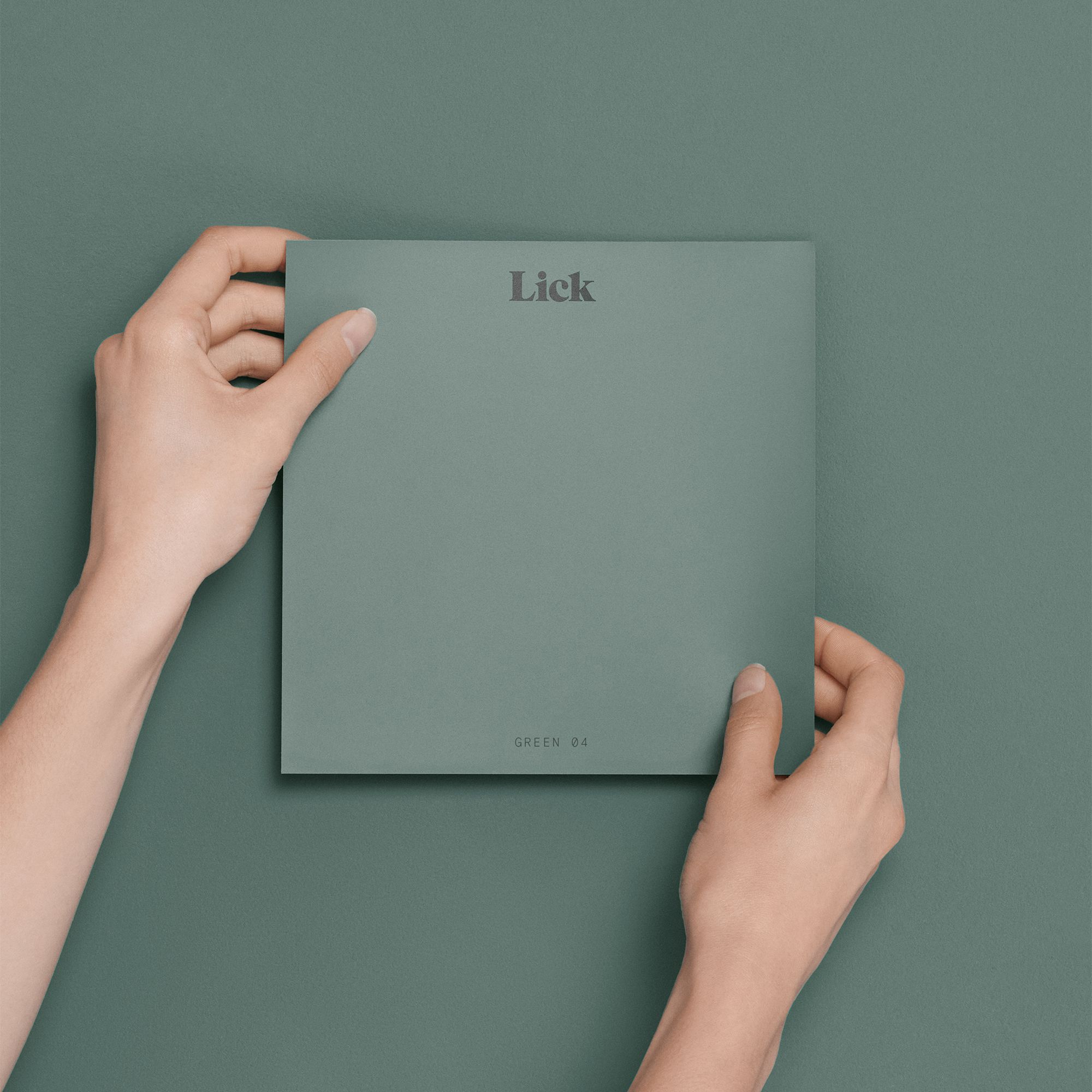 Lick Green 04 Peel & stick Tester