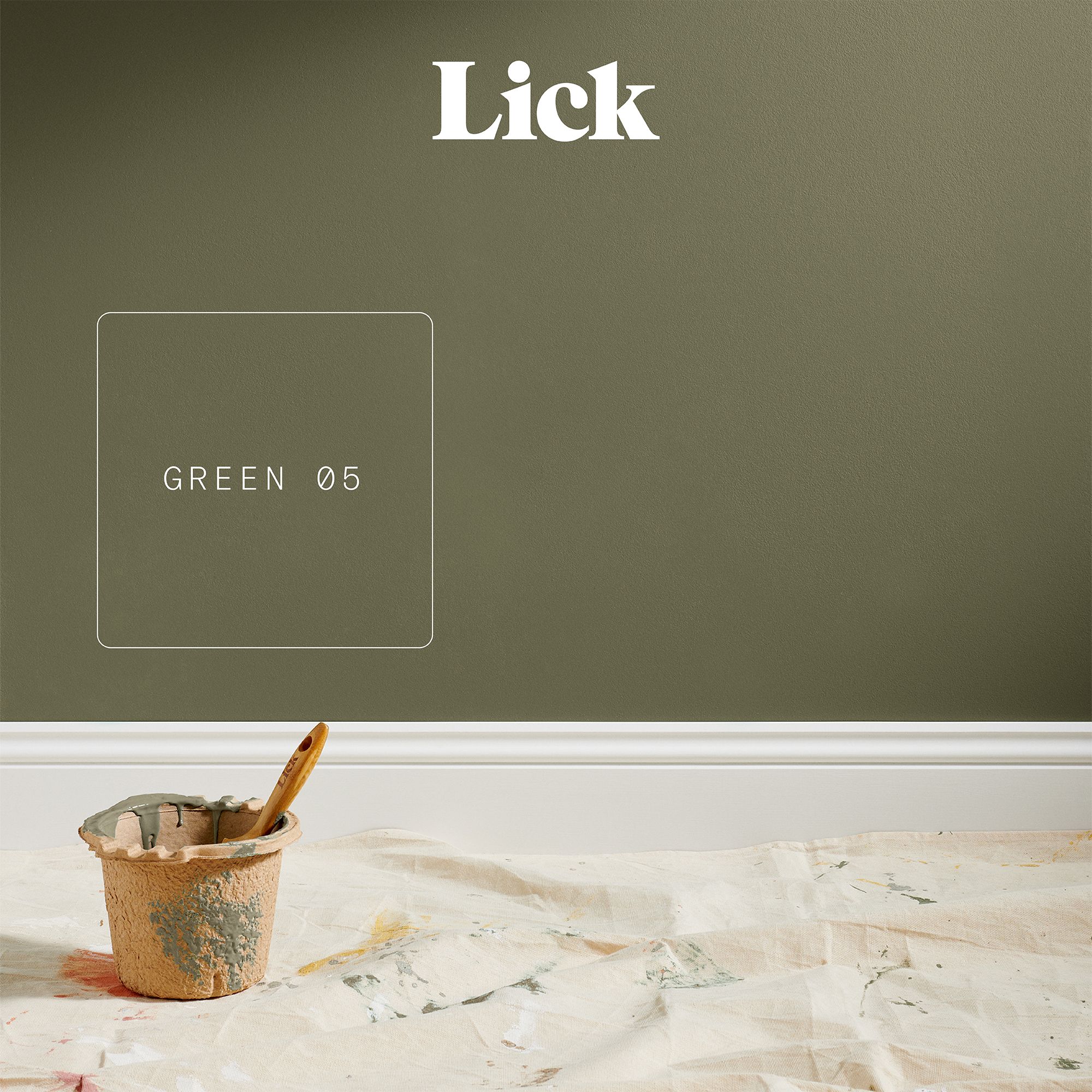 Lick Green 05 Peel & stick Tester
