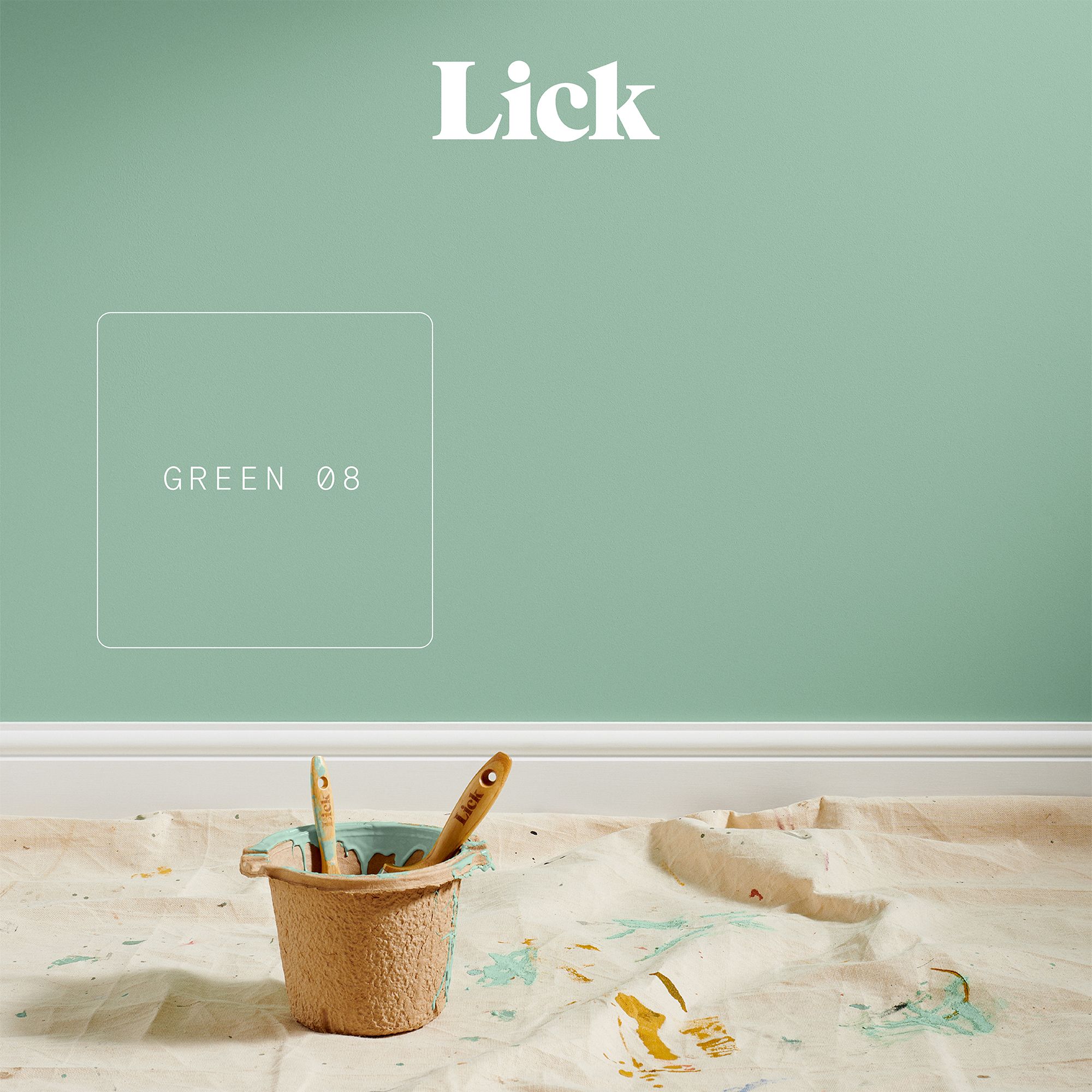 Lick Green 08 Peel & stick Tester