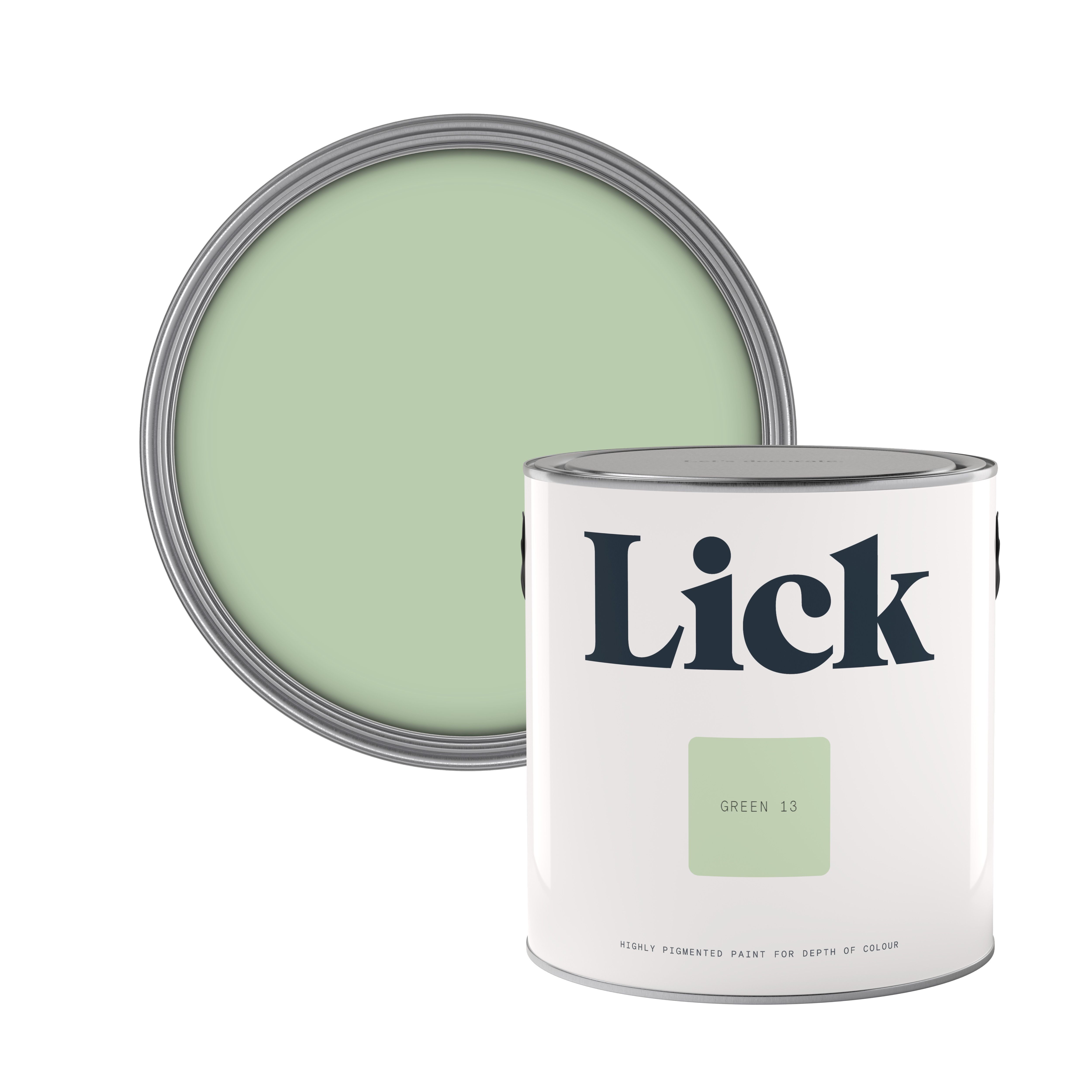 Lick Green 13 Matt Emulsion paint, 2.5L