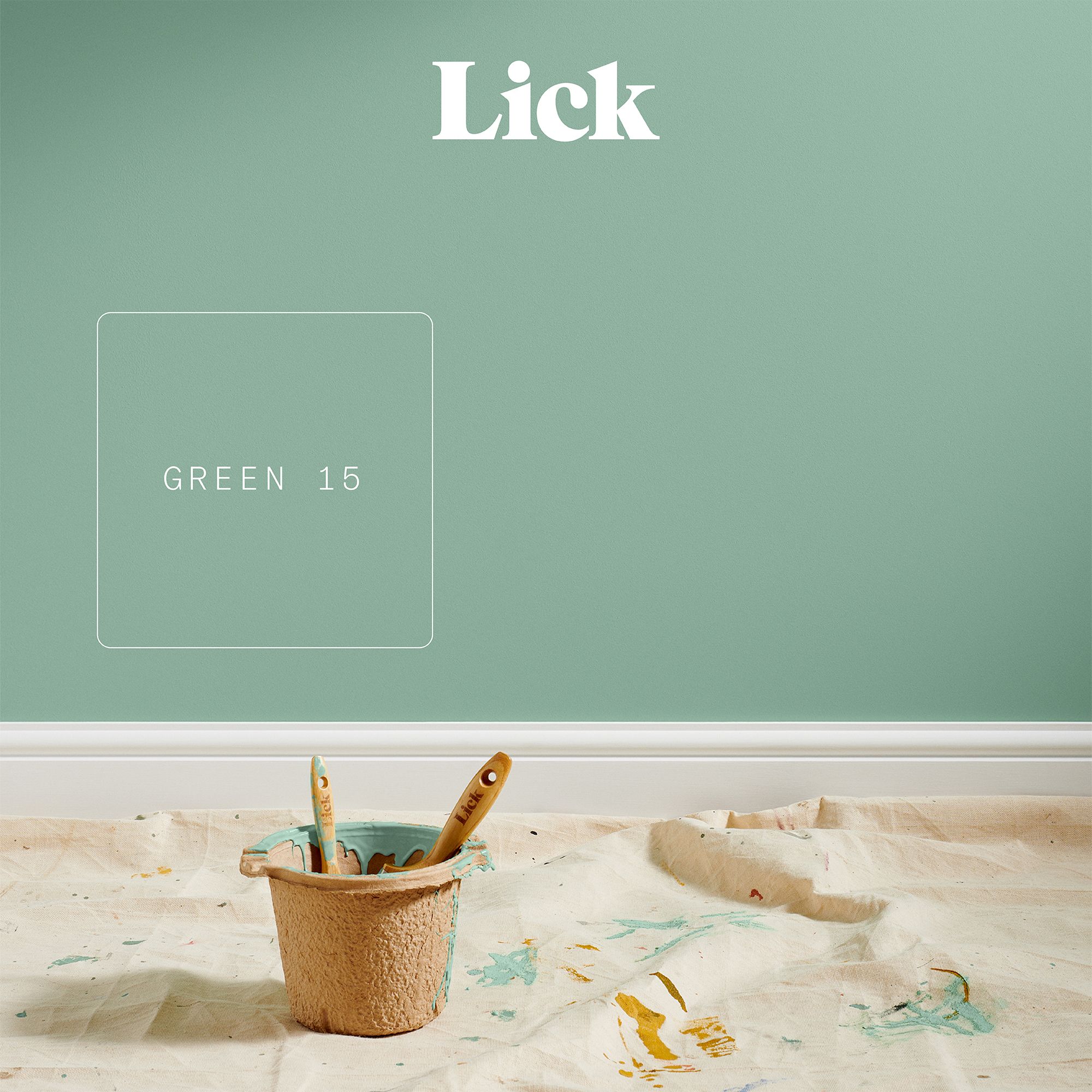 Lick Green 15 Peel & stick Tester
