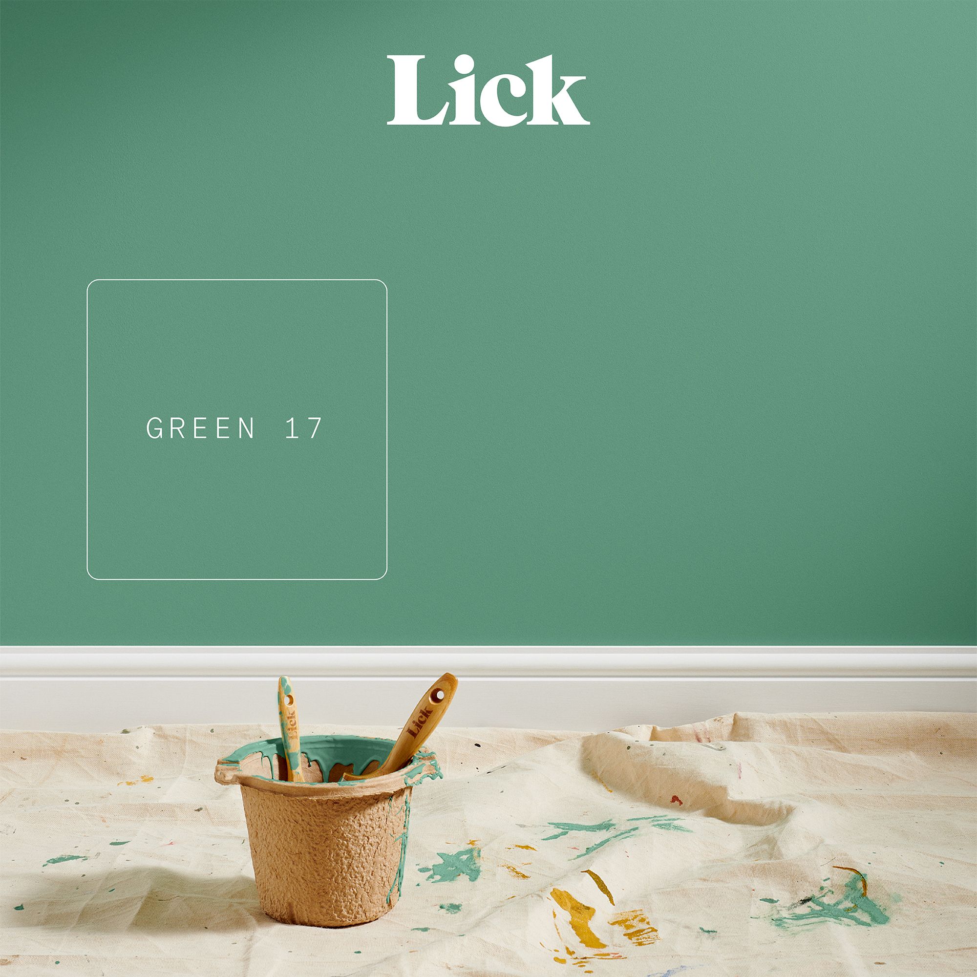 Lick Green 17 Peel & stick Tester