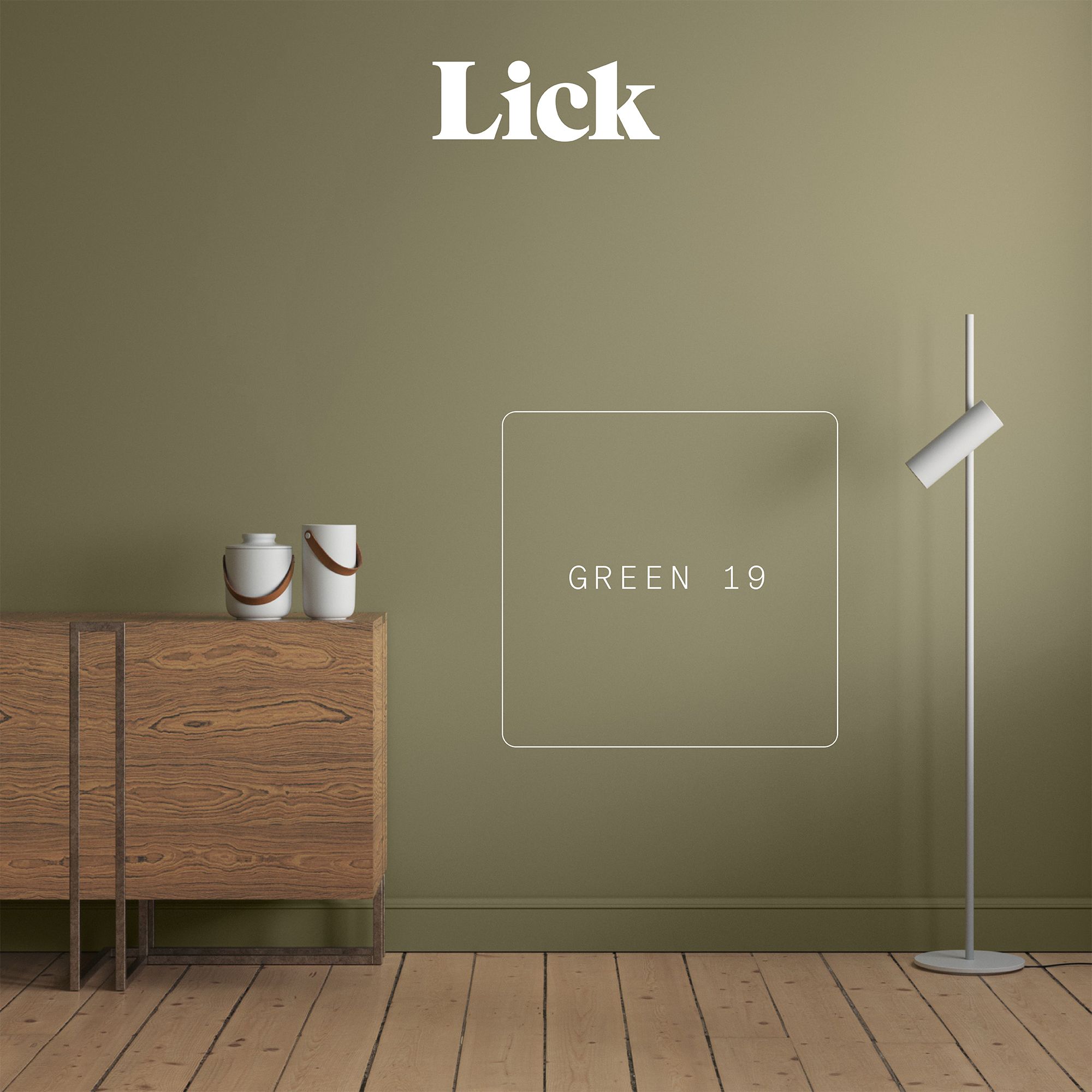 Lick Green 19 Peel & stick Tester