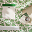 Lick Green & White Clover 01 Textured Wallpaper