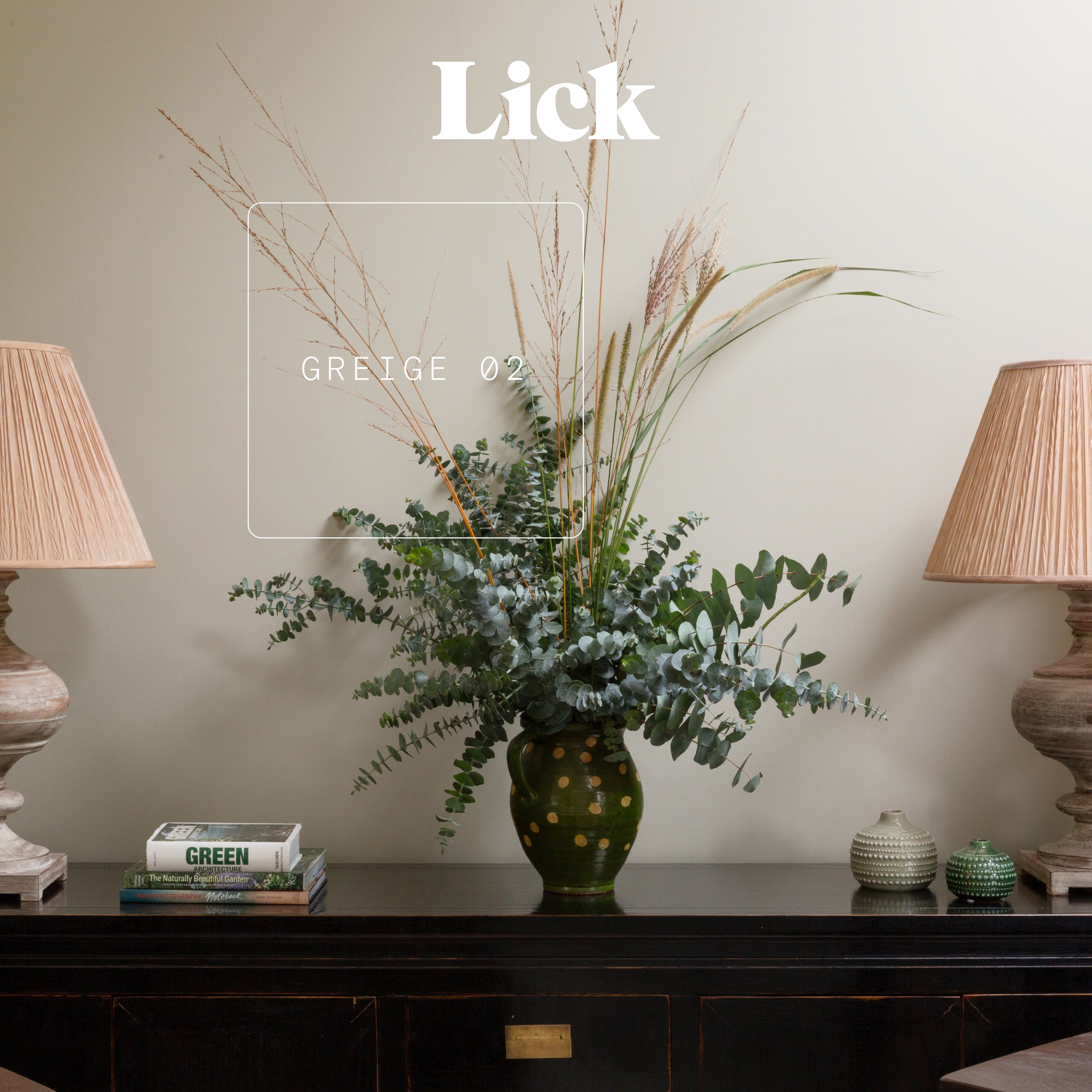 Lick Greige 02 Matt Emulsion paint, 2.5L