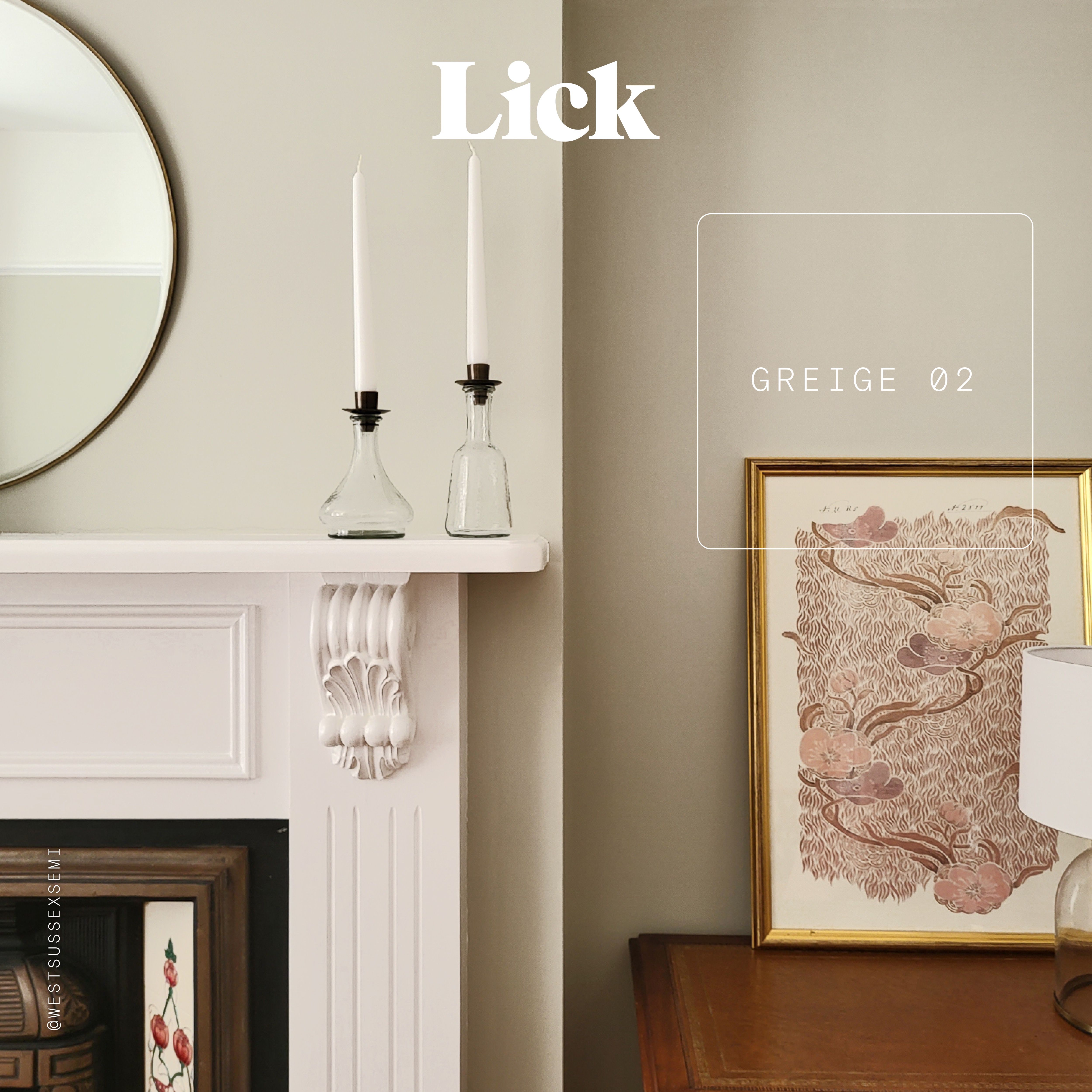 Lick Greige 02 Matt Emulsion paint, 2.5L