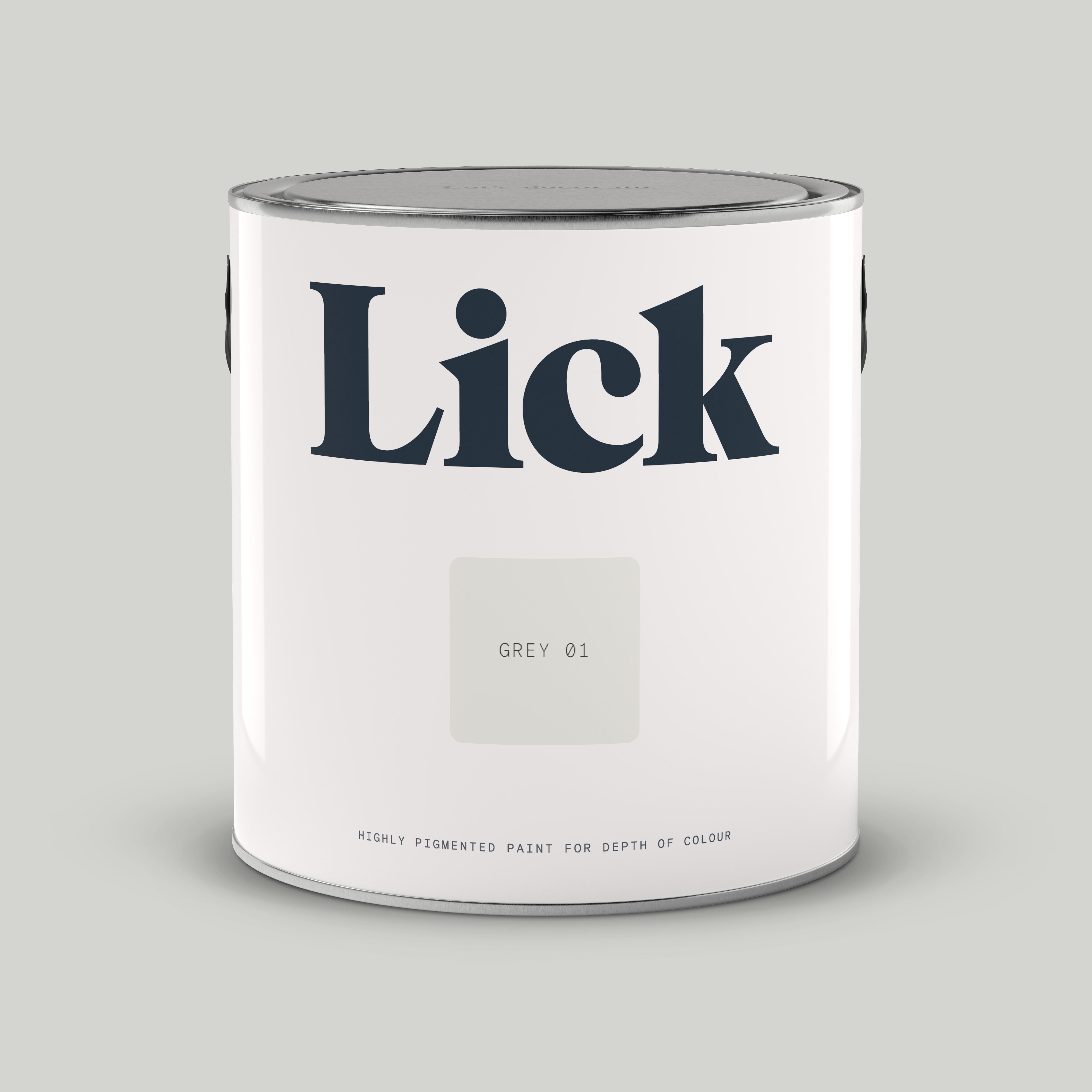 Lick Grey 01 Matt Emulsion paint, 2.5L