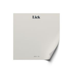 Lick Grey 01 Peel & stick Tester