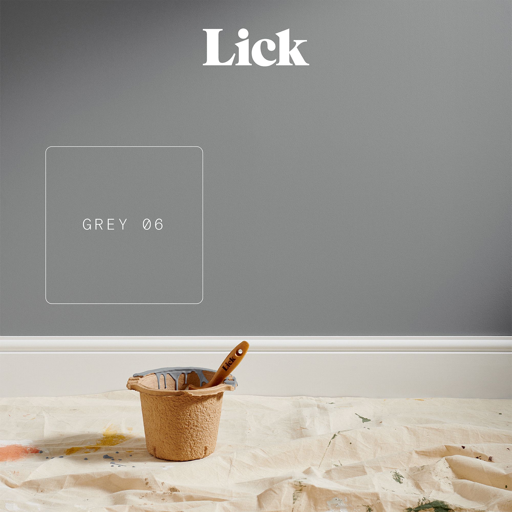 Lick Grey 06 Peel & stick Tester