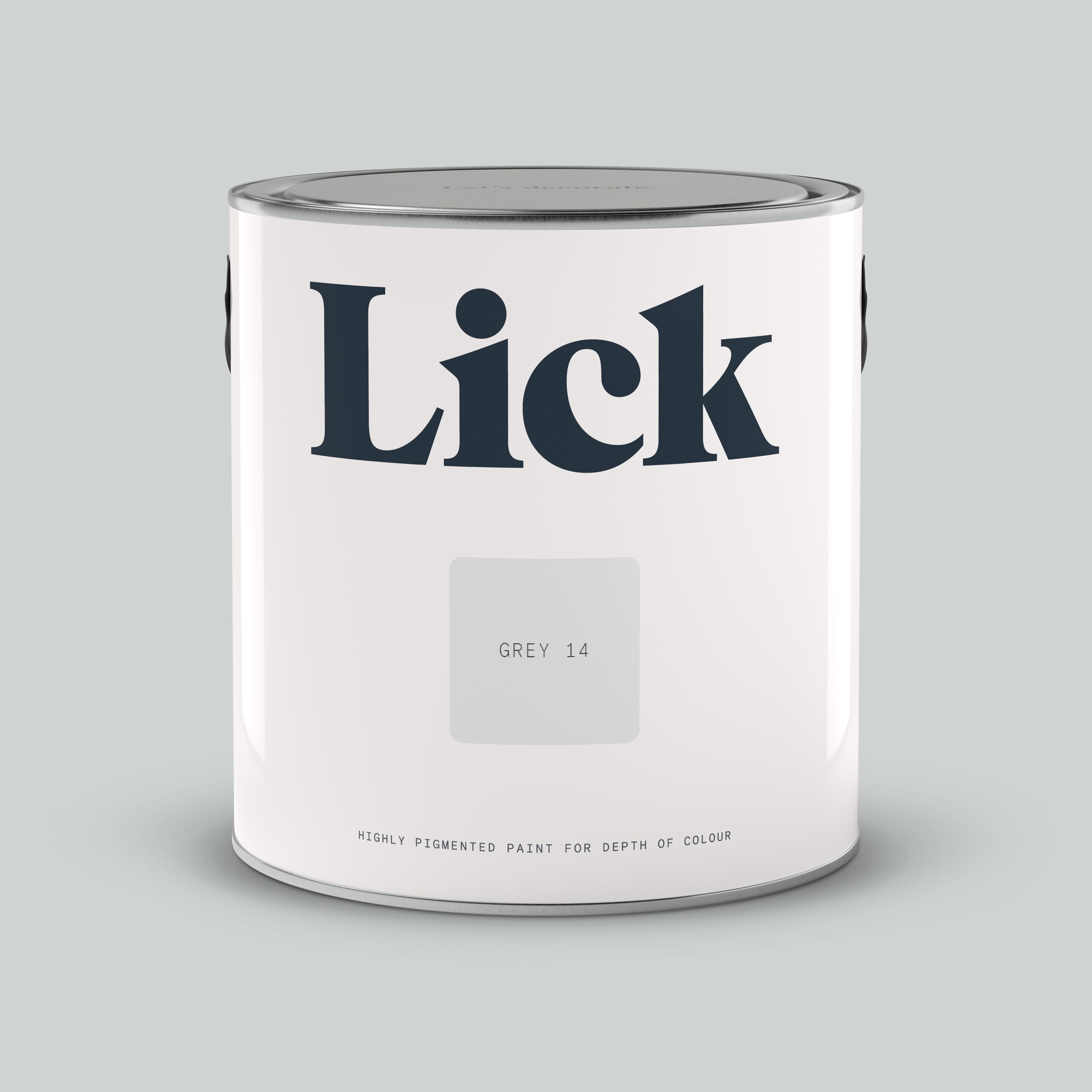 Lick Grey 14 Eggshell Emulsion paint, 2.5L