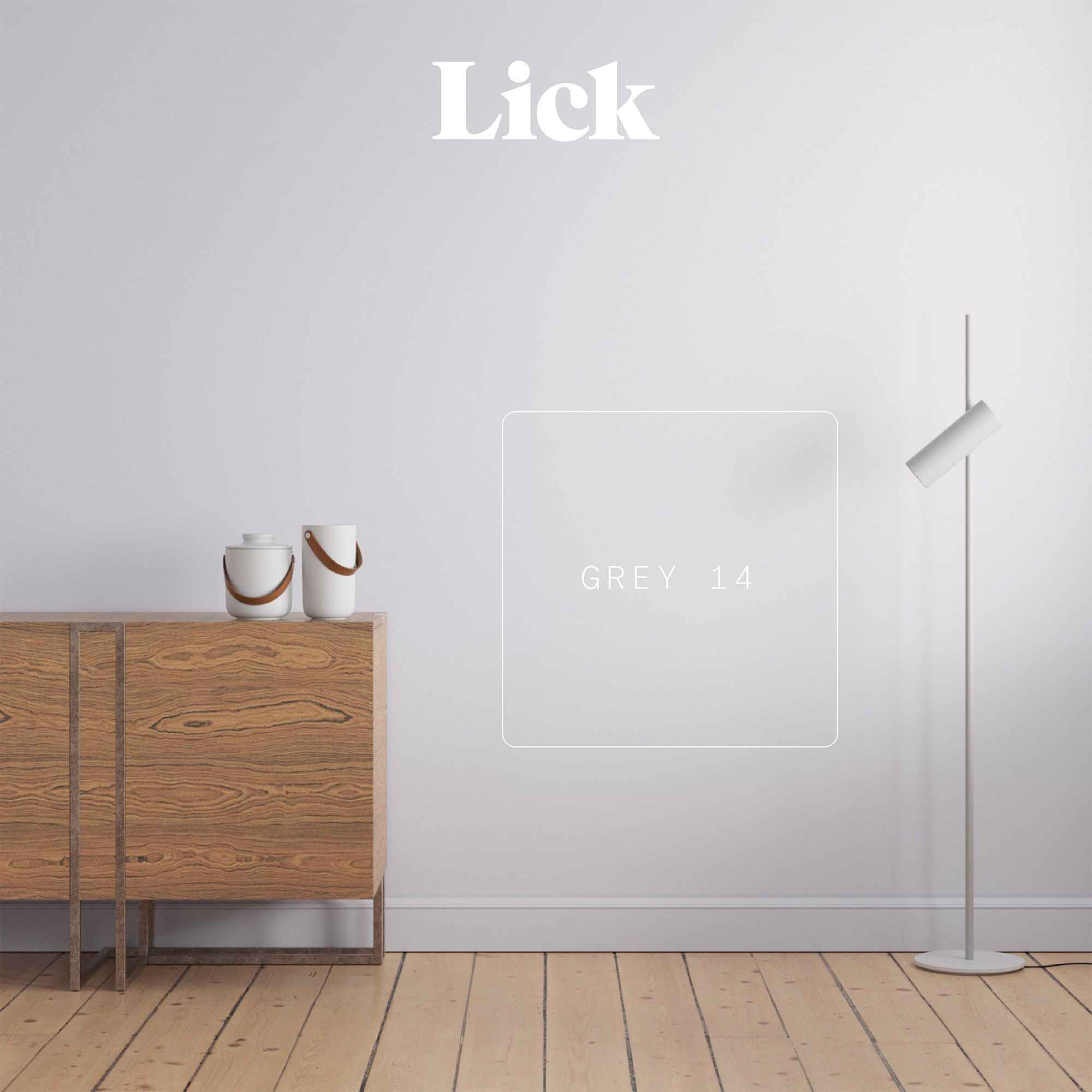 Lick Grey 14 Eggshell Emulsion paint, 2.5L