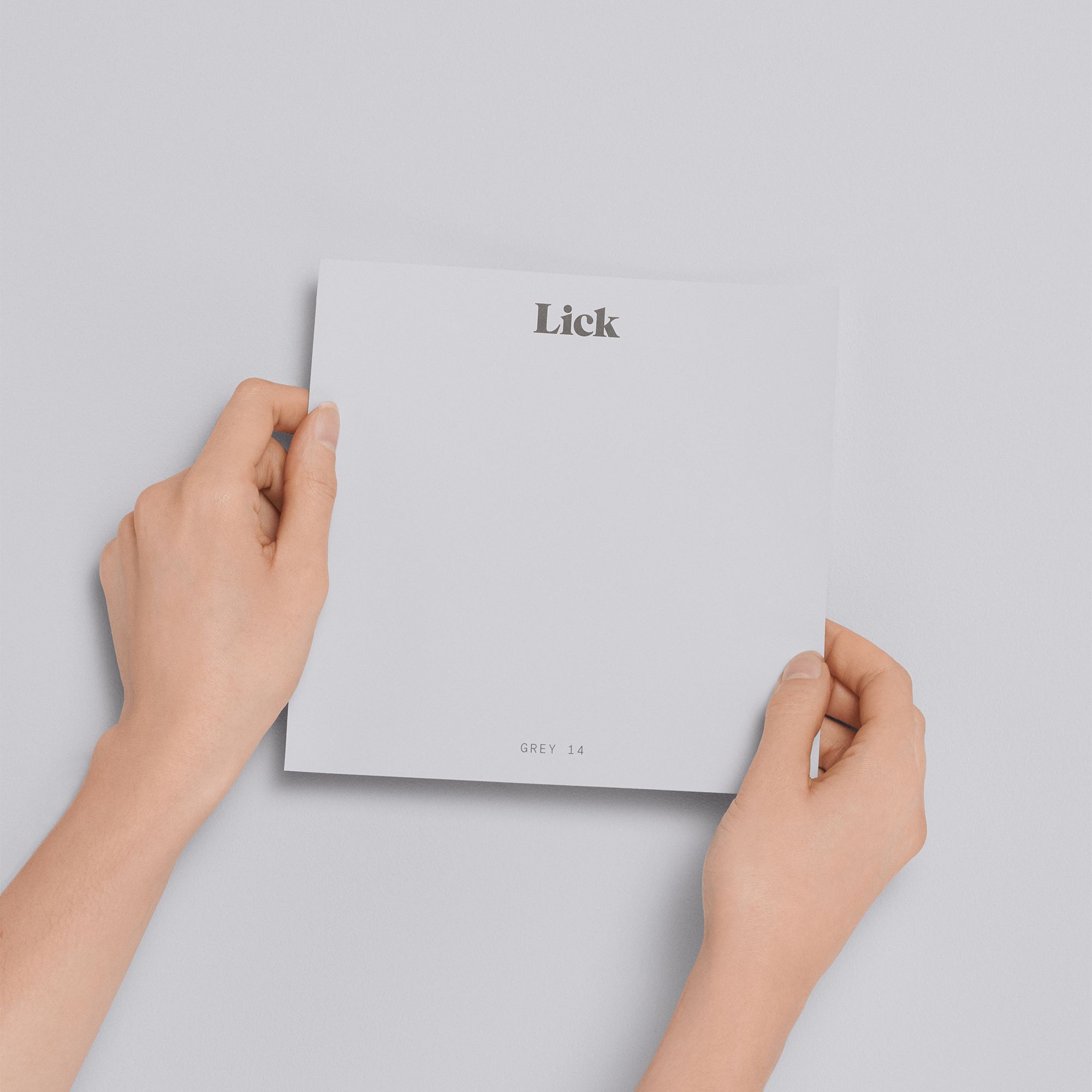 Lick Grey 14 Peel & stick Tester