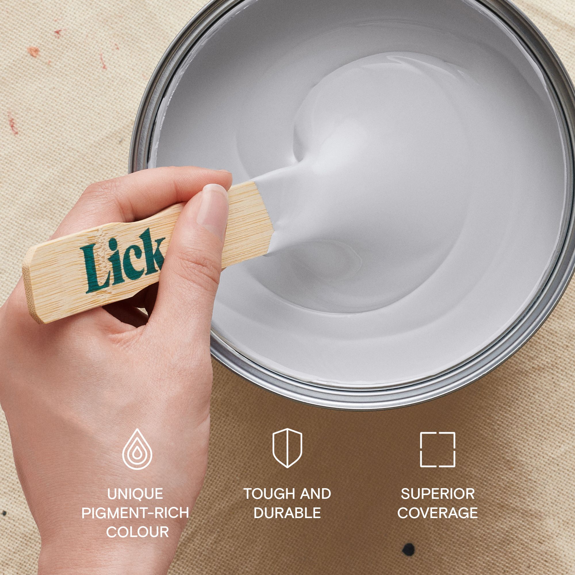 Lick Grey 14 Peel & stick Tester