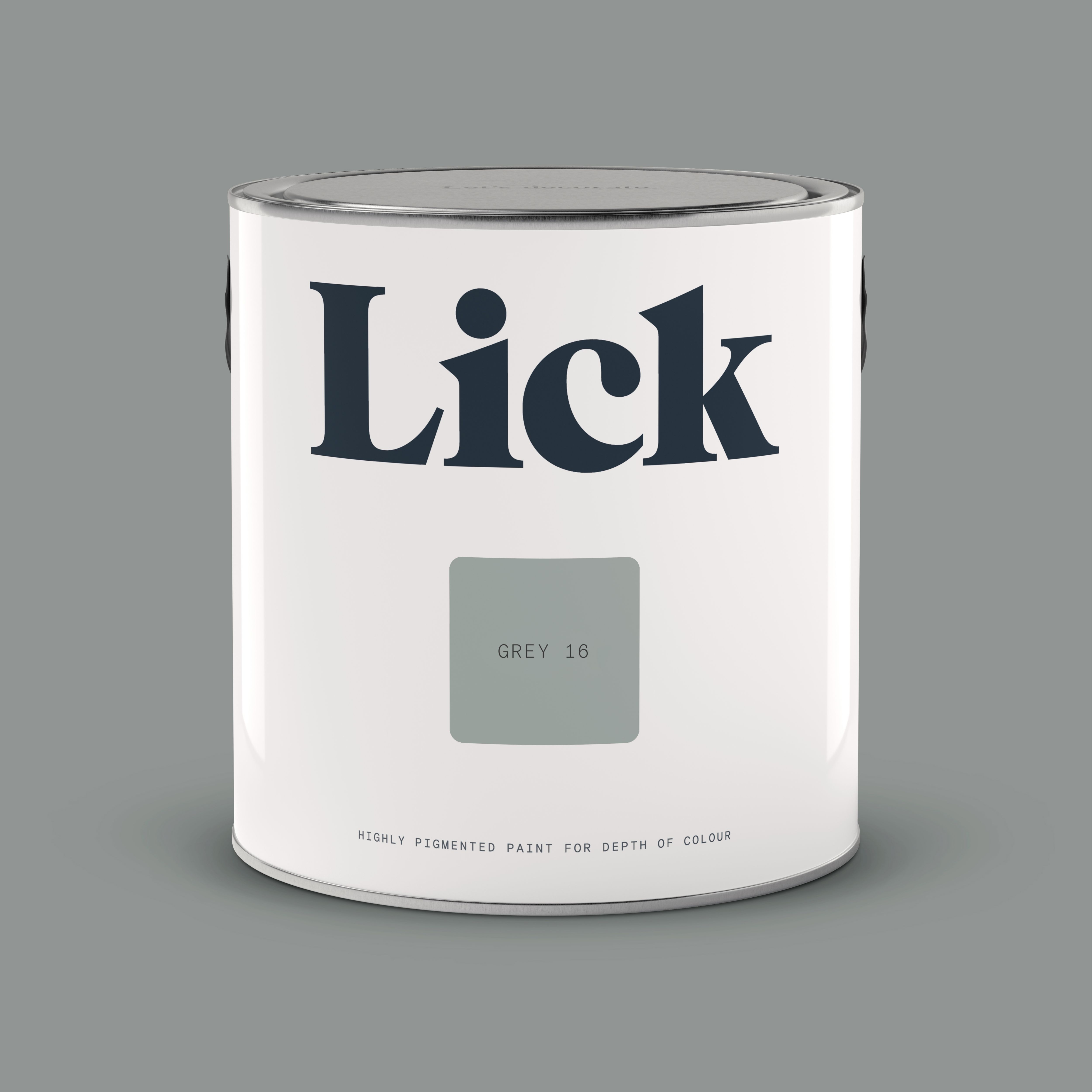 Lick Grey 16 Matt Emulsion paint, 2.5L