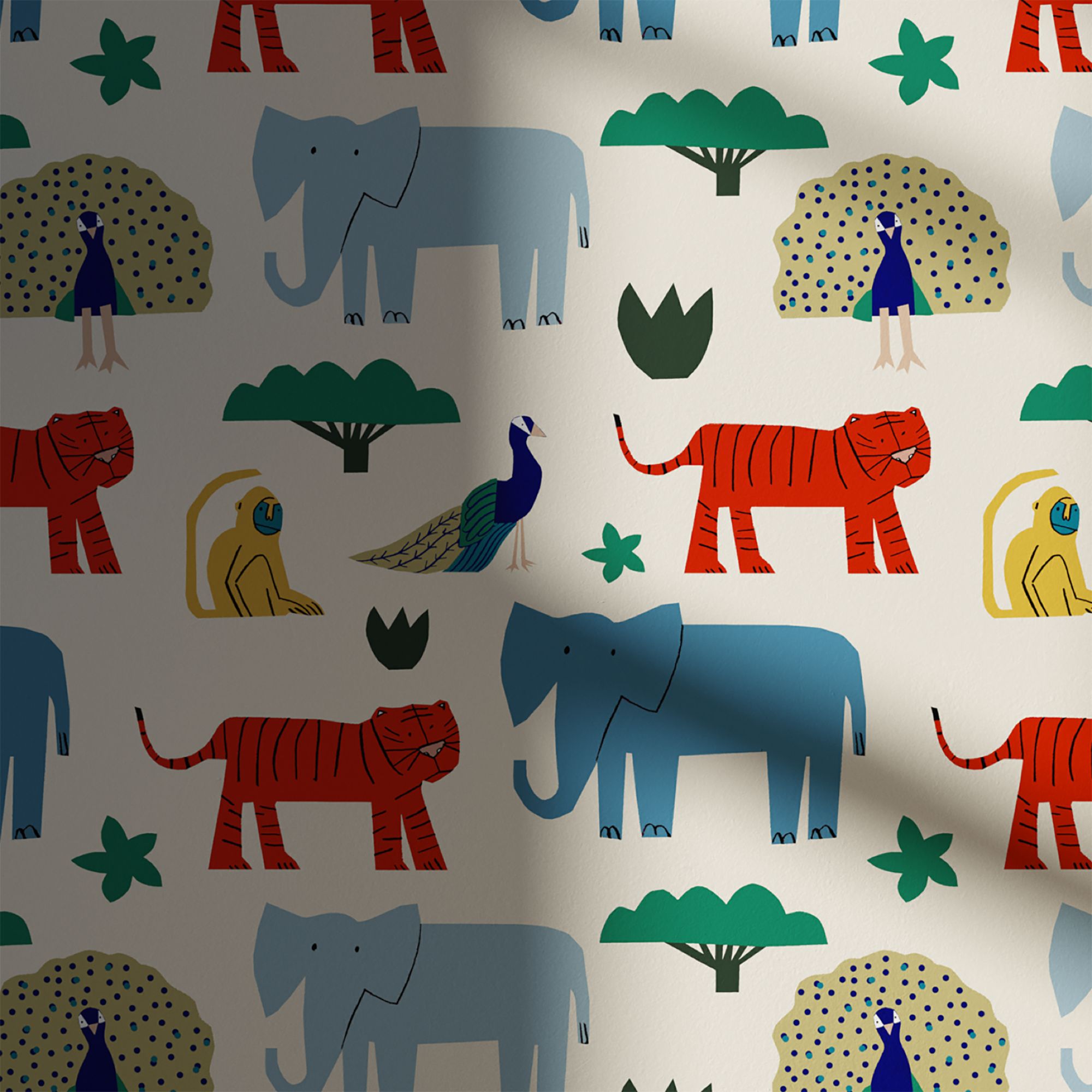 Lick Multicolour Safari 02 Textured Wallpaper
