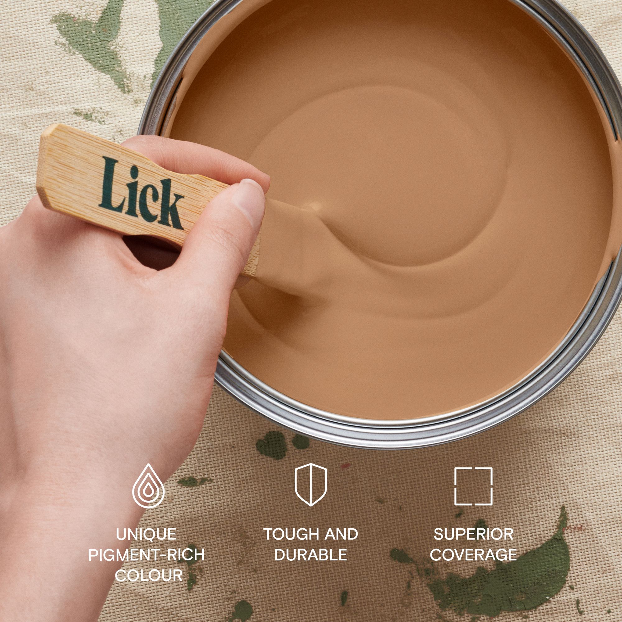 Lick Orange 03 Peel & stick Tester