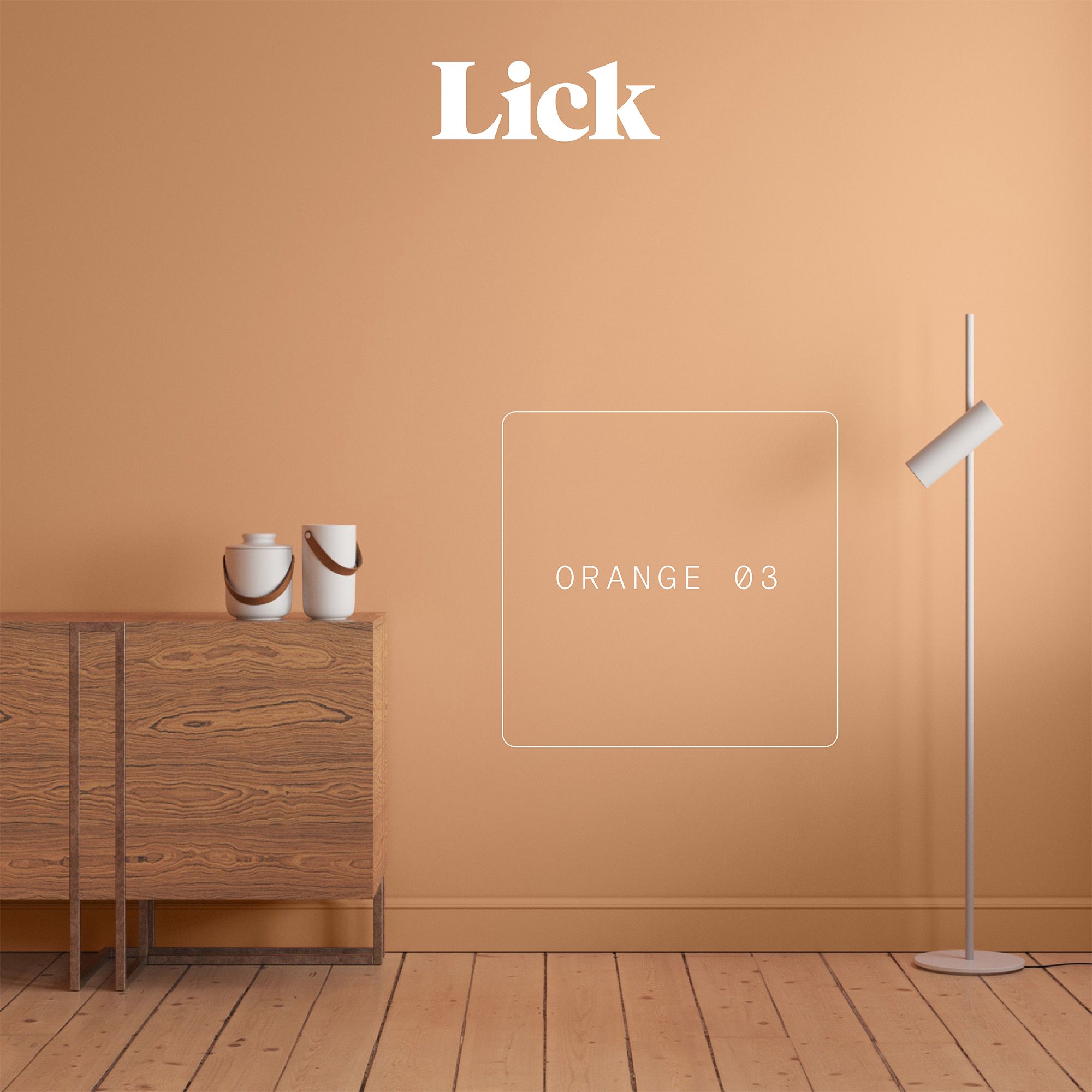 Lick Orange 03 Peel & stick Tester