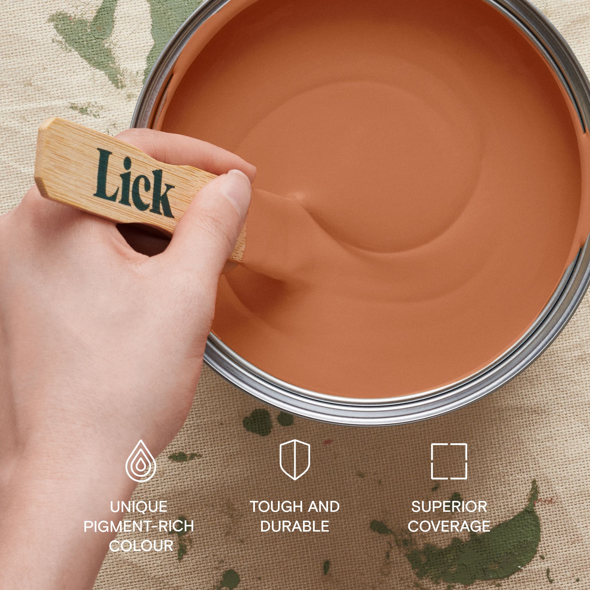 Lick Orange 04 Matt Emulsion paint, 2.5L