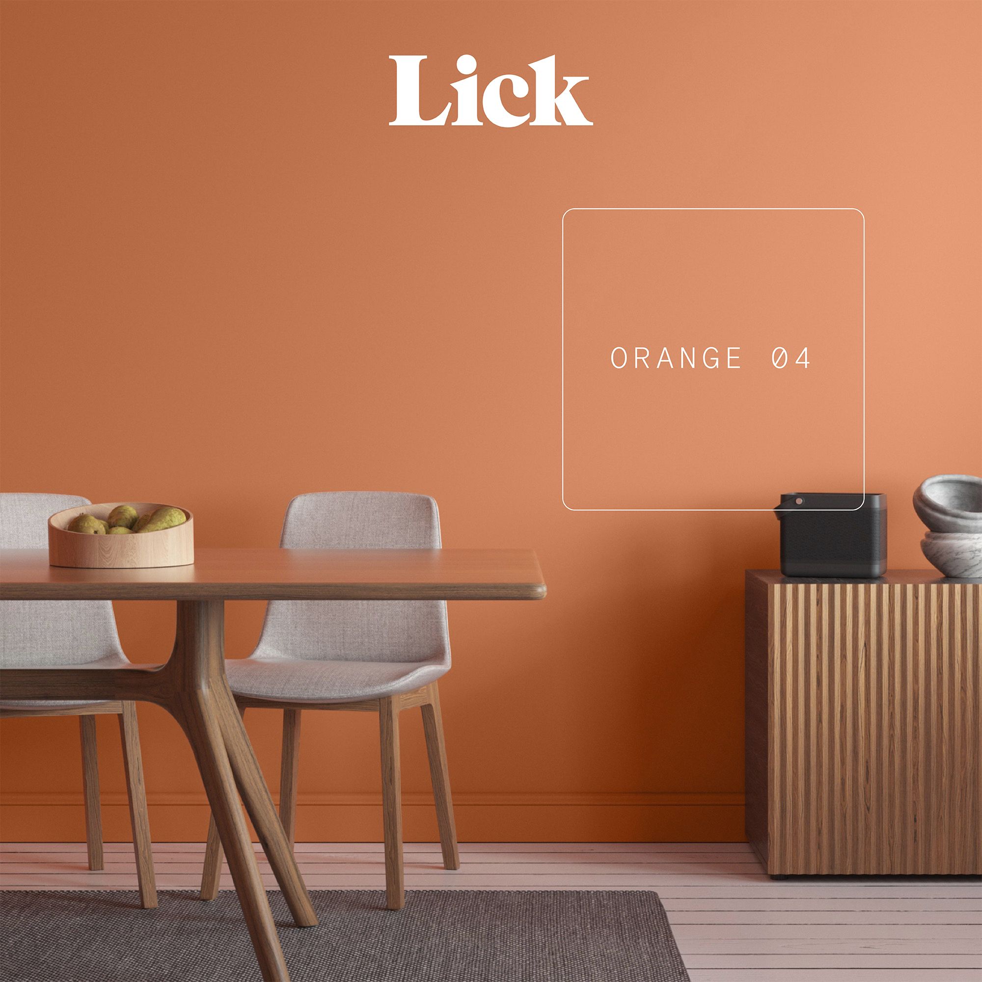 Lick Orange 04 Peel & stick Tester