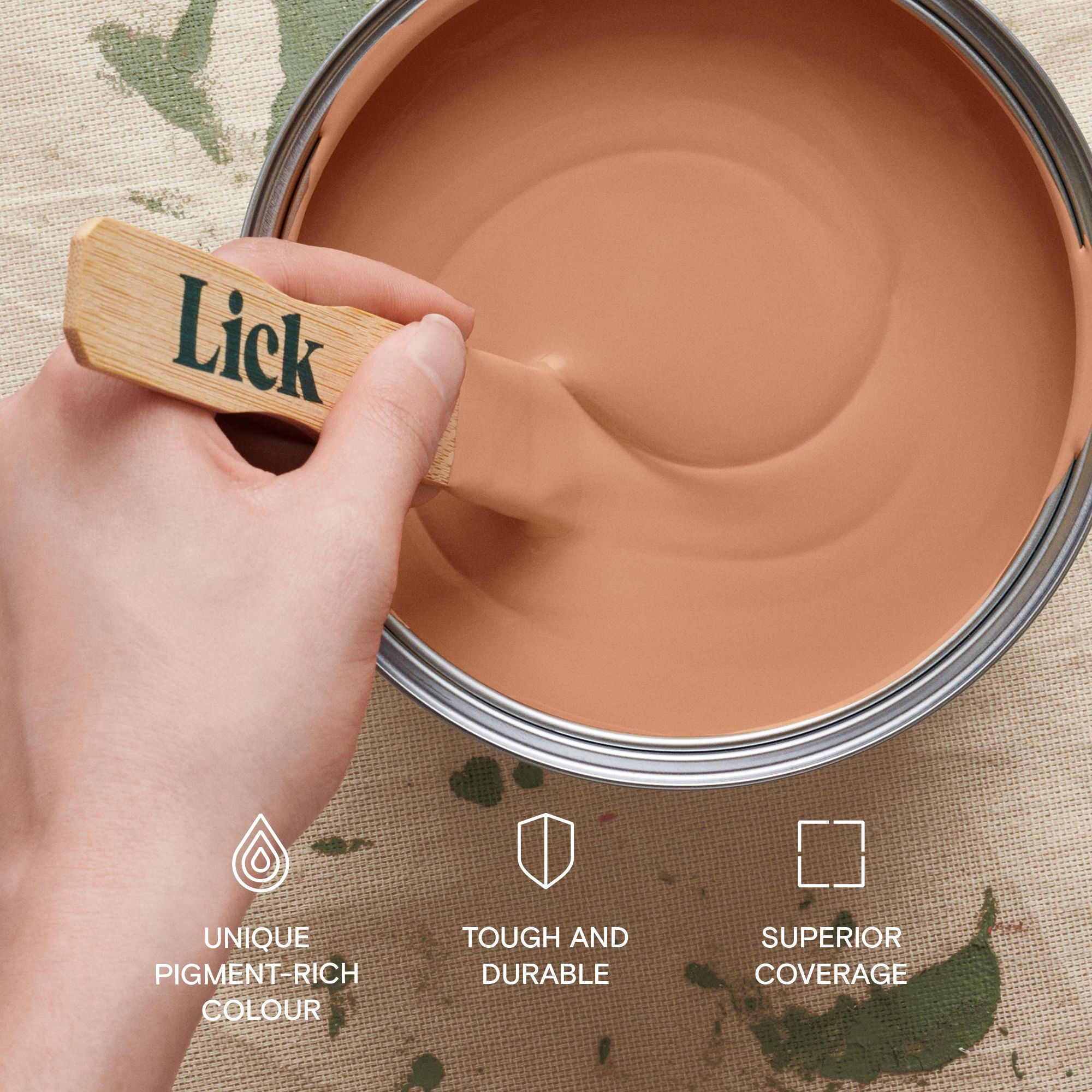 Lick Orange 05 Peel & stick Tester